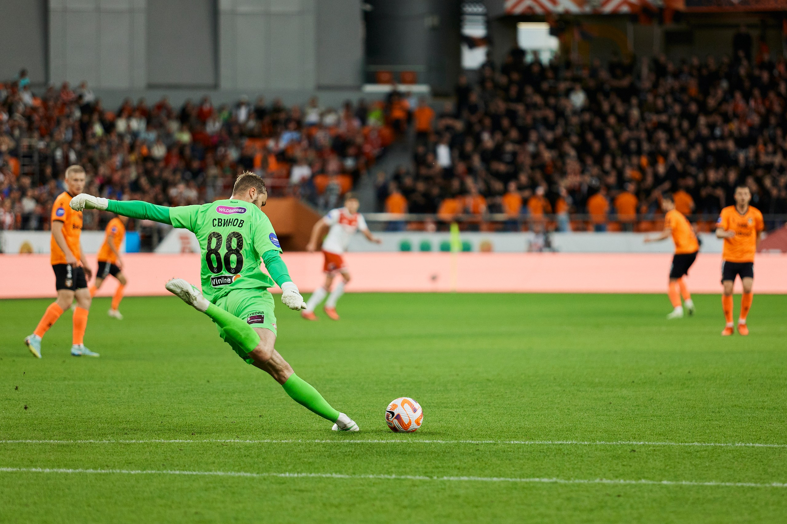 Мир РПЛ Сезон 23-24 «Урал — Спартак». Валитов Тимур | Репортажный фотограф