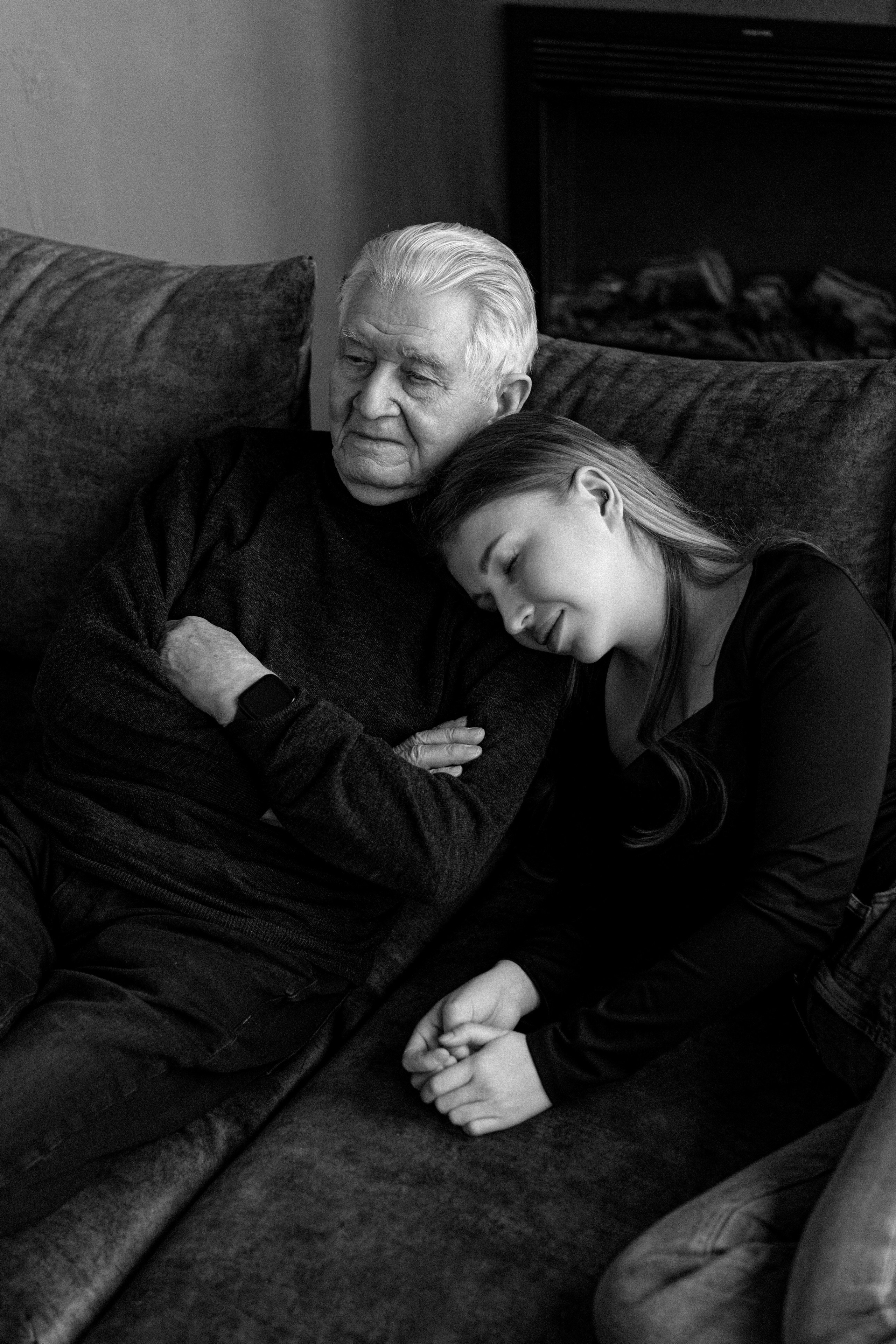 Анастасия и дедушка. Свадебный и семейный фотограф в Калининграде Анастасия Гриценко