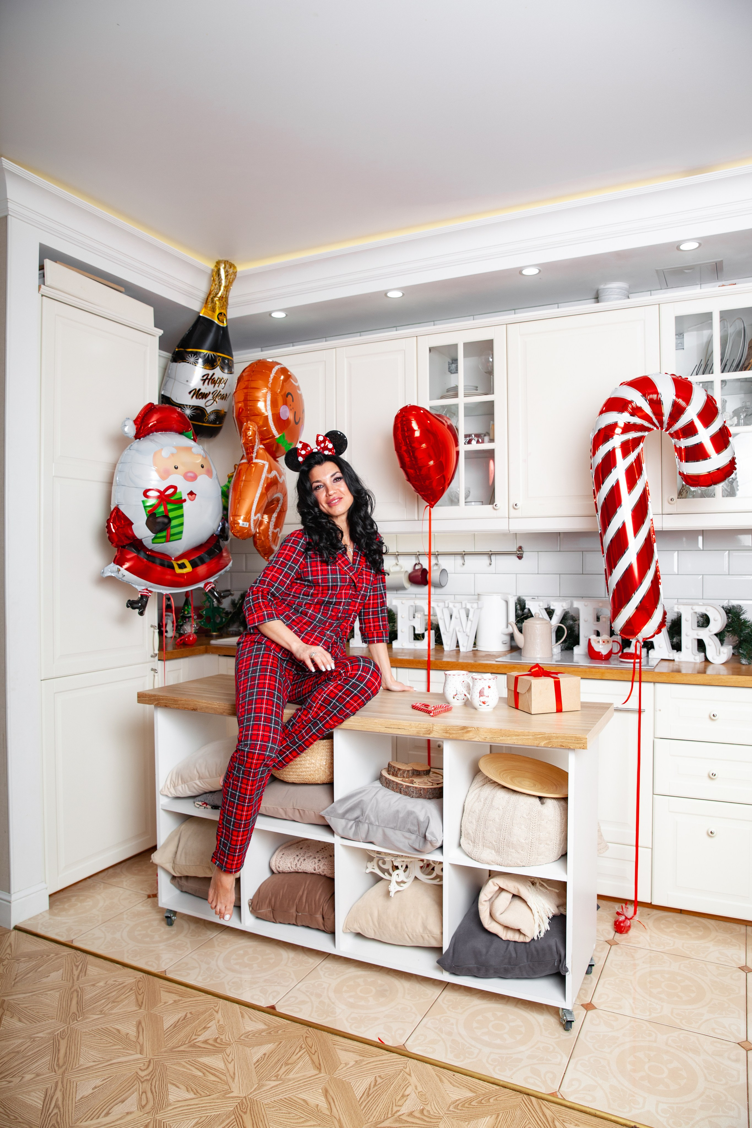 как украсить кухню к новому году