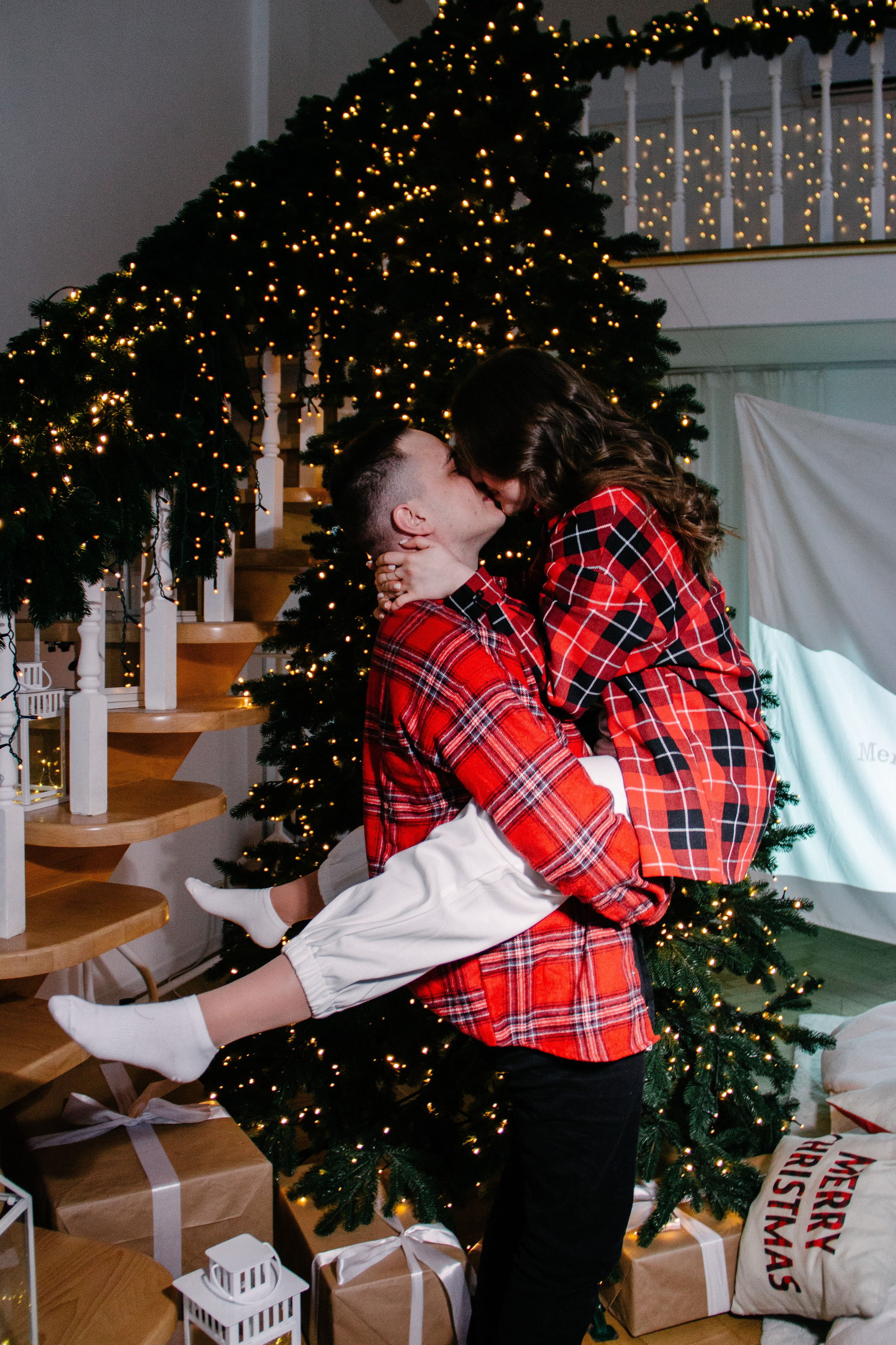 Новогодний кинотеатр. Фотограф Москва — личные фотосессии, лавстори в студии