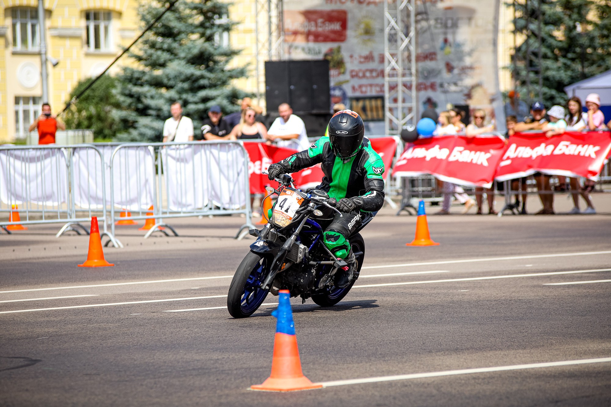 Кубок России по фигурному управлению мотоциклом. Спортивный фотограф Вадим Добедченков