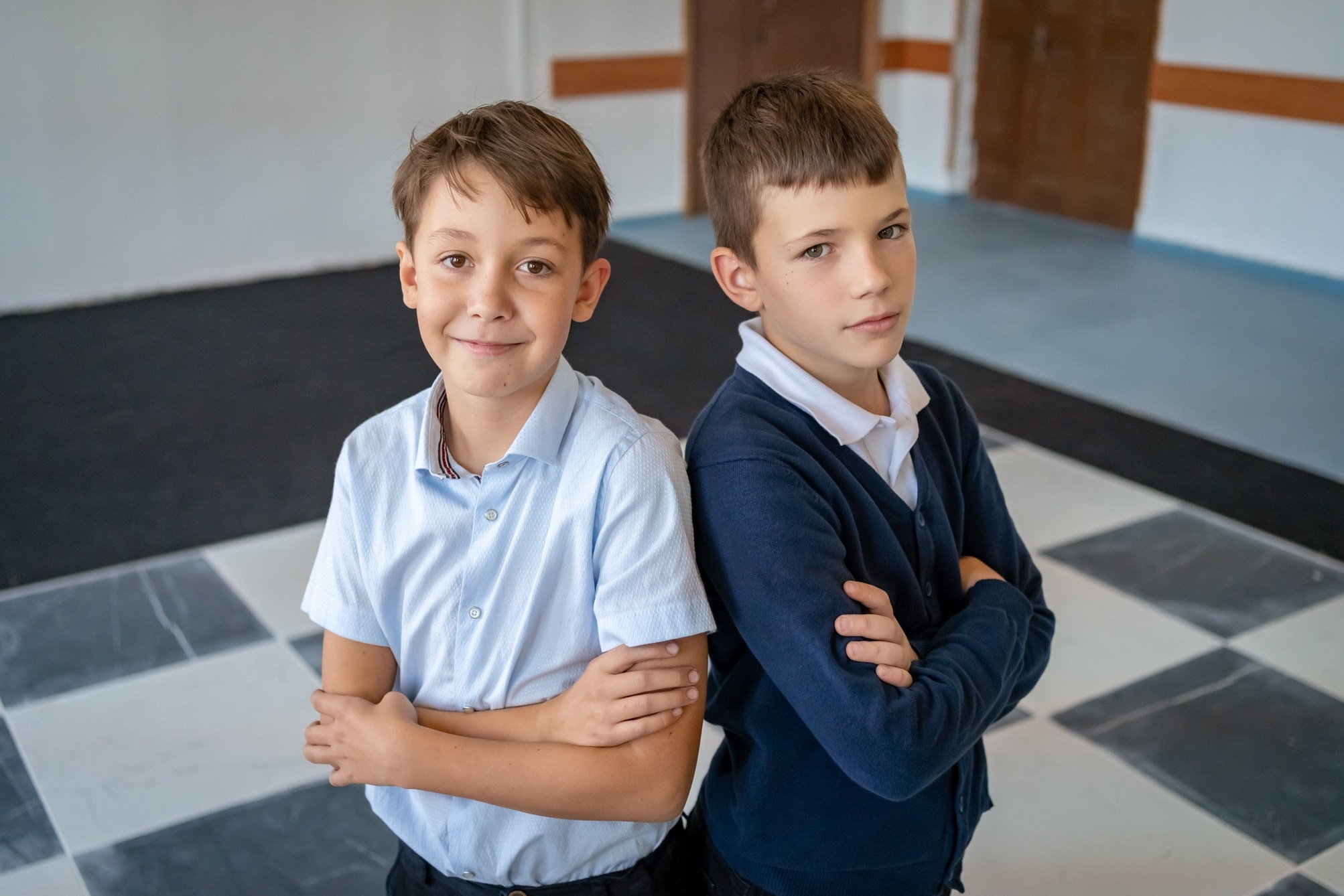 Выпускники начальной школы. Семейный фотограф Варвара Сорока в городе Москве