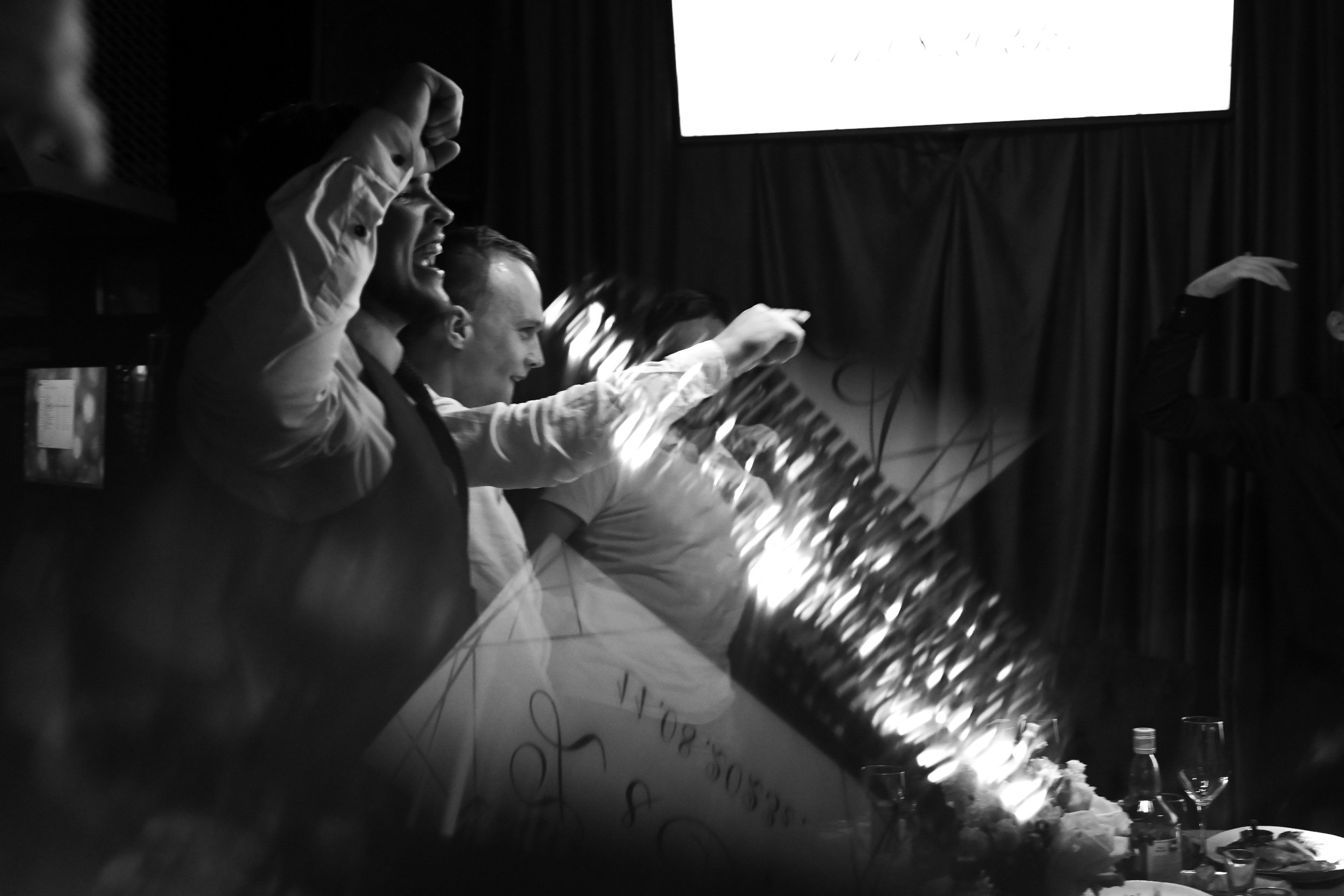 Black and white film. <3