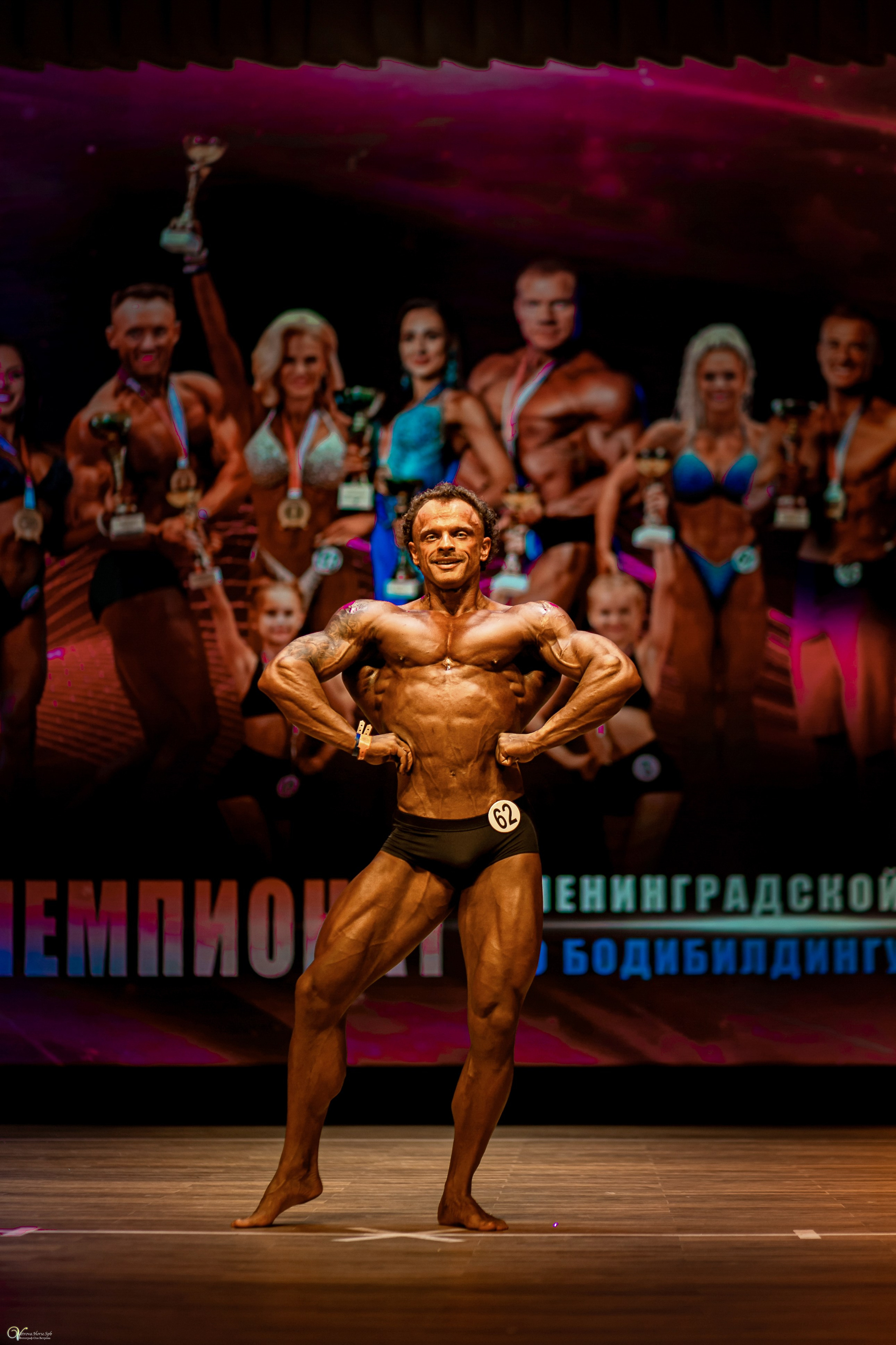 Съемка чемпионата по бодибилдингу. Фотограф женский и мужской портрет Санкт-Петербург