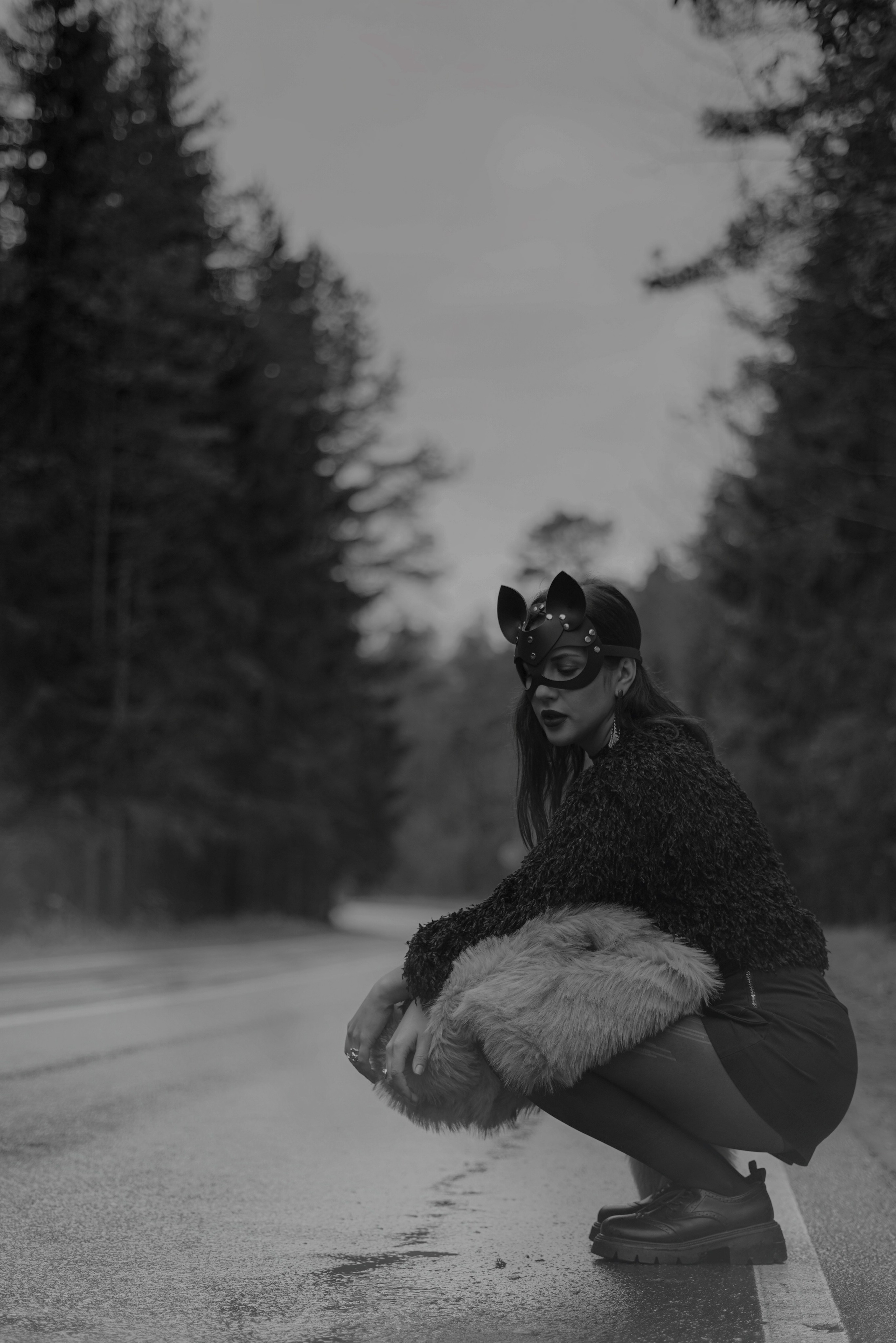 Даша, бесплатная творческая съемка в лесу Лен.обл. Яна Вайновская | Фотограф Санкт-Петербург