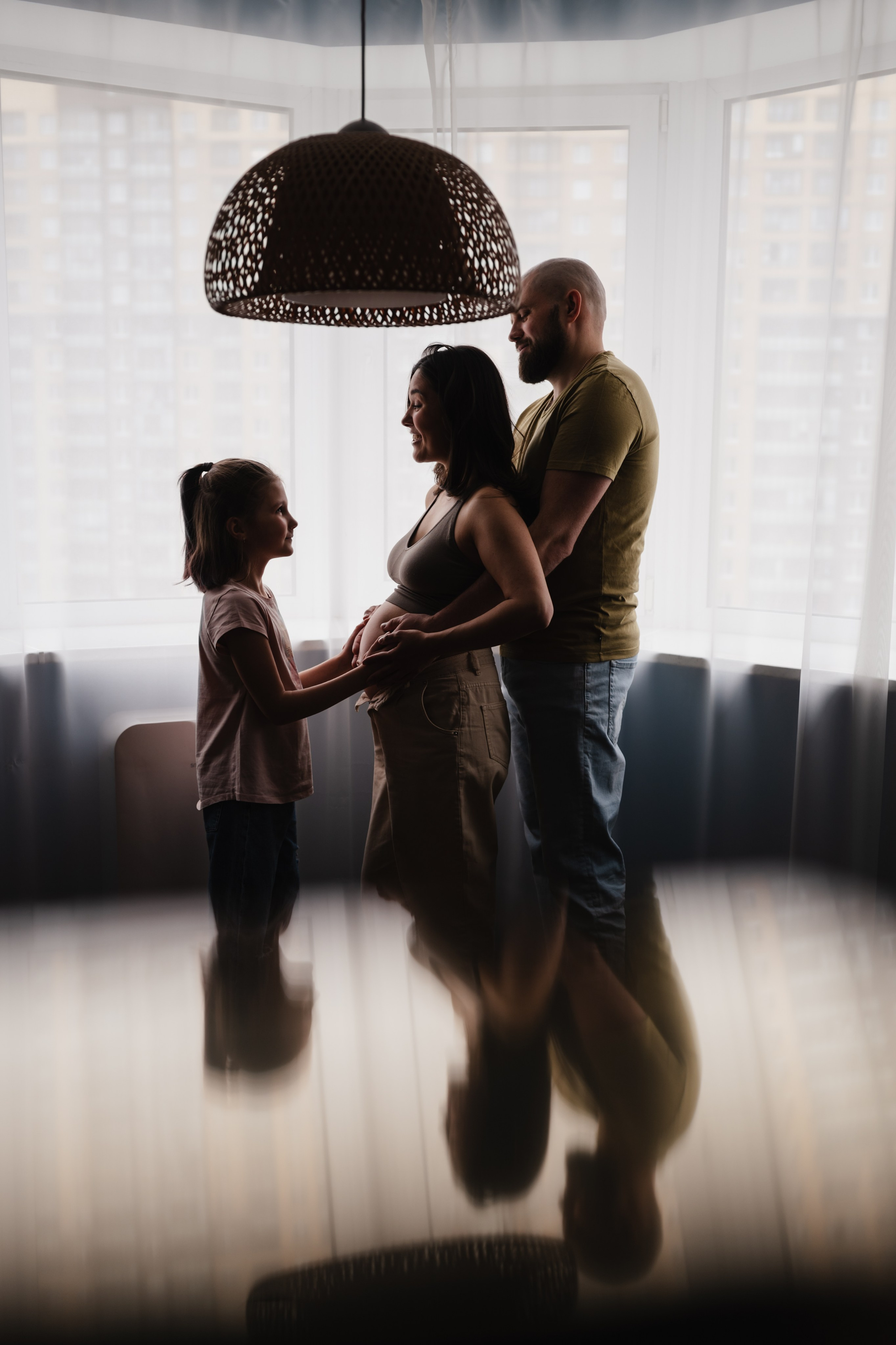 Иван, Даша и Маша в ожидании). Фотограф Горбенко Анна