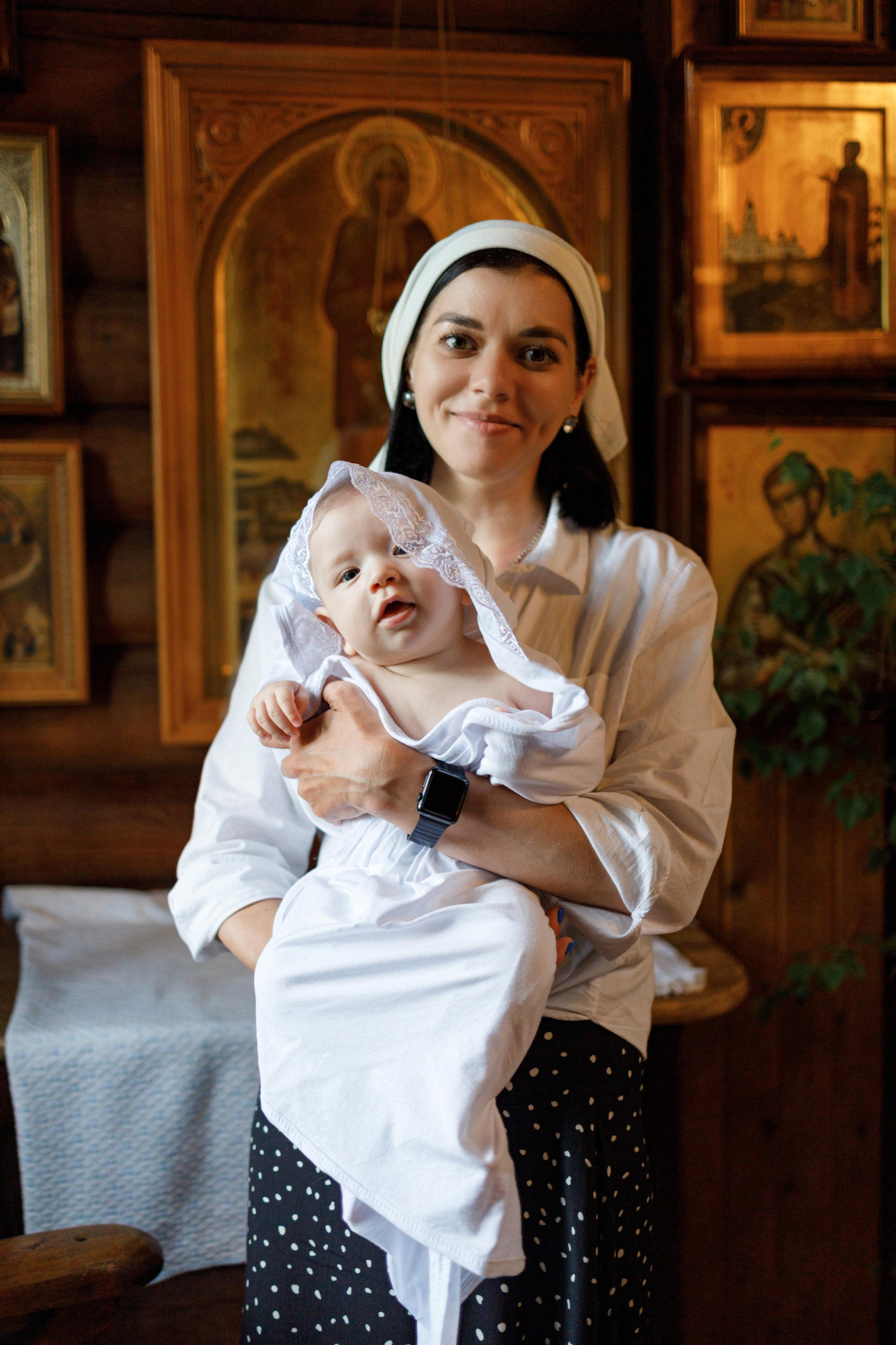 Таинство крещения. Портретный и семейный фотограф в Москве Стаховская Елена