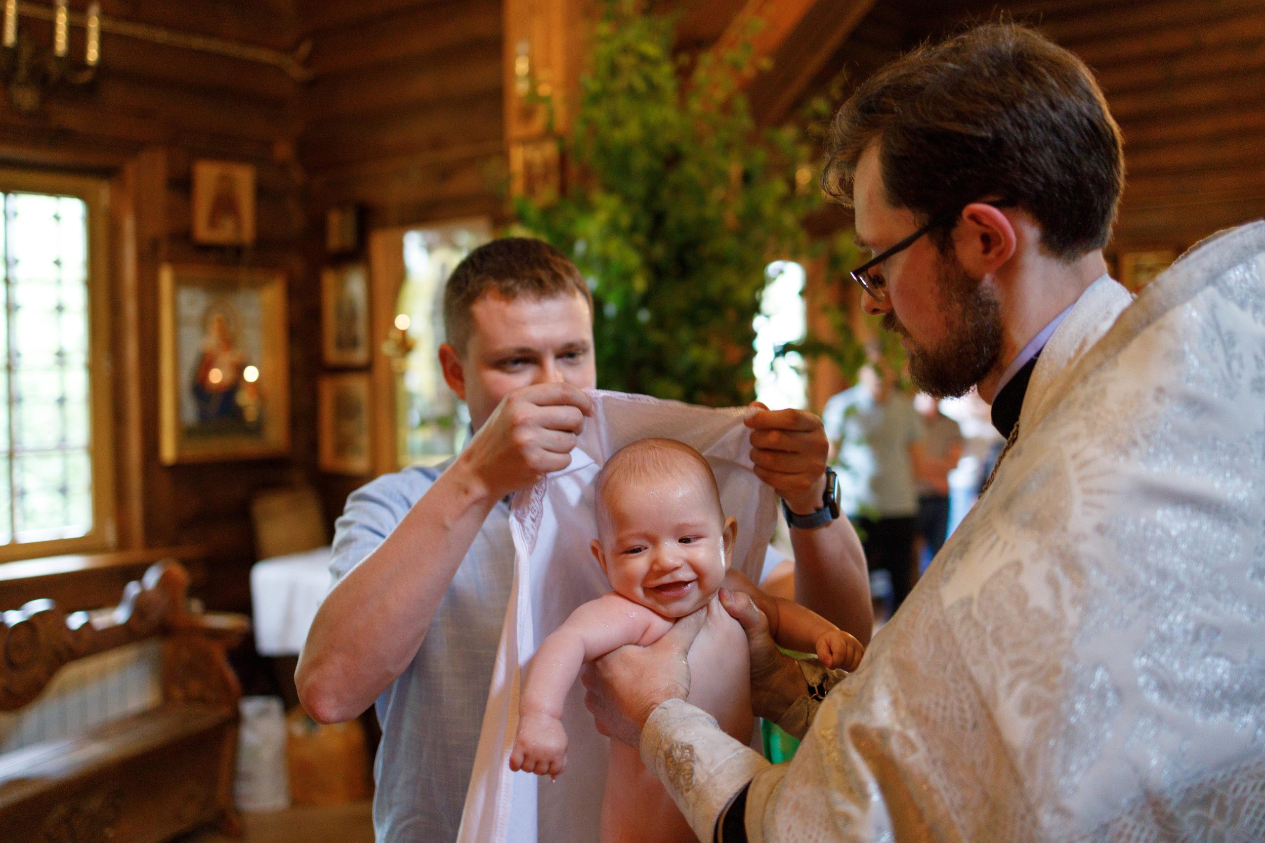 Таинство крещения. Портретный и семейный фотограф в Москве Стаховская Елена