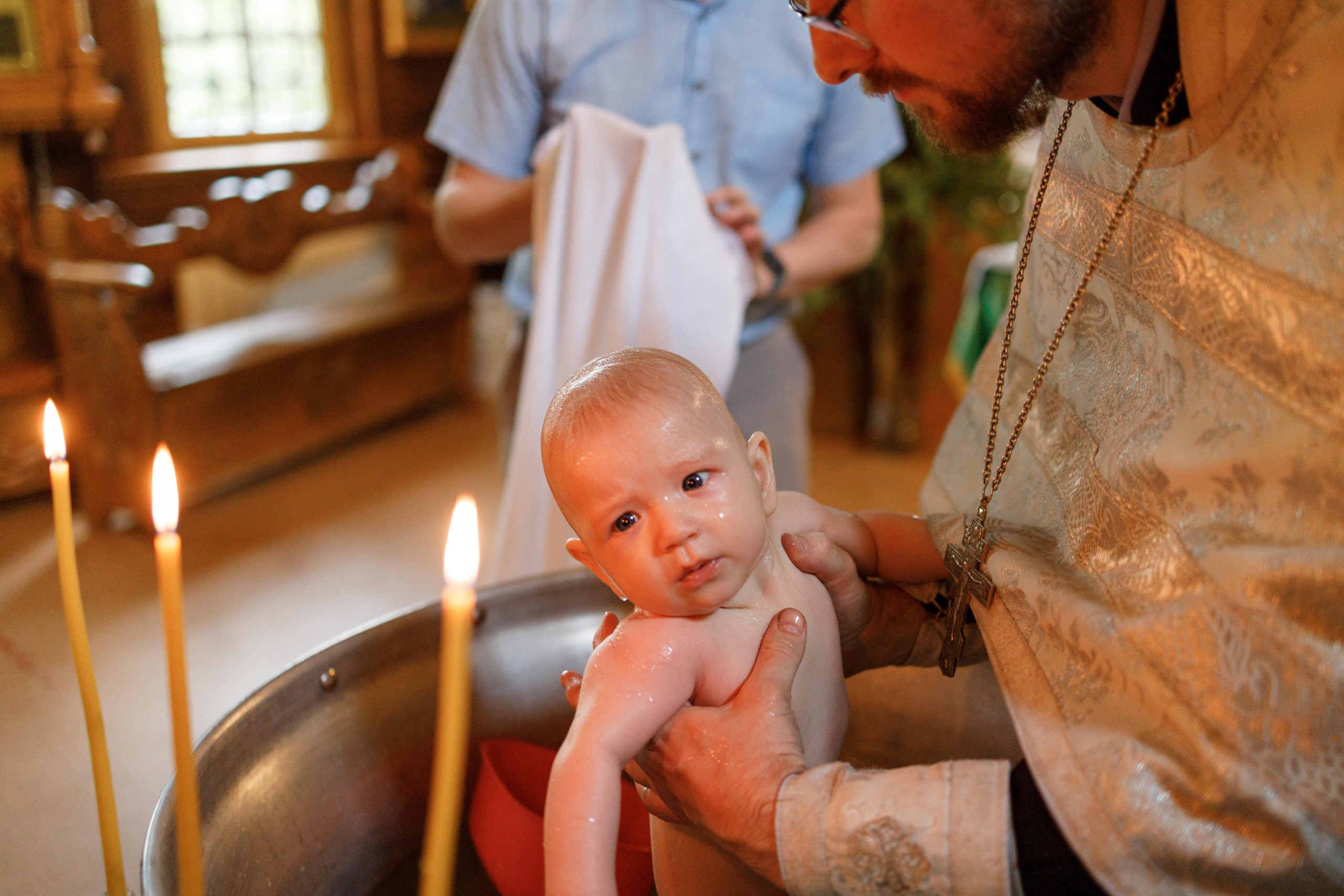 Таинство крещения. Портретный и семейный фотограф в Москве Стаховская Елена