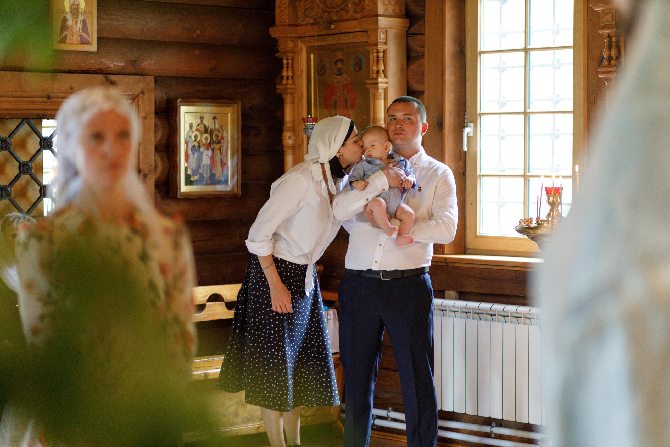 Таинство крещения. Портретный и семейный фотограф в Москве Стаховская Елена