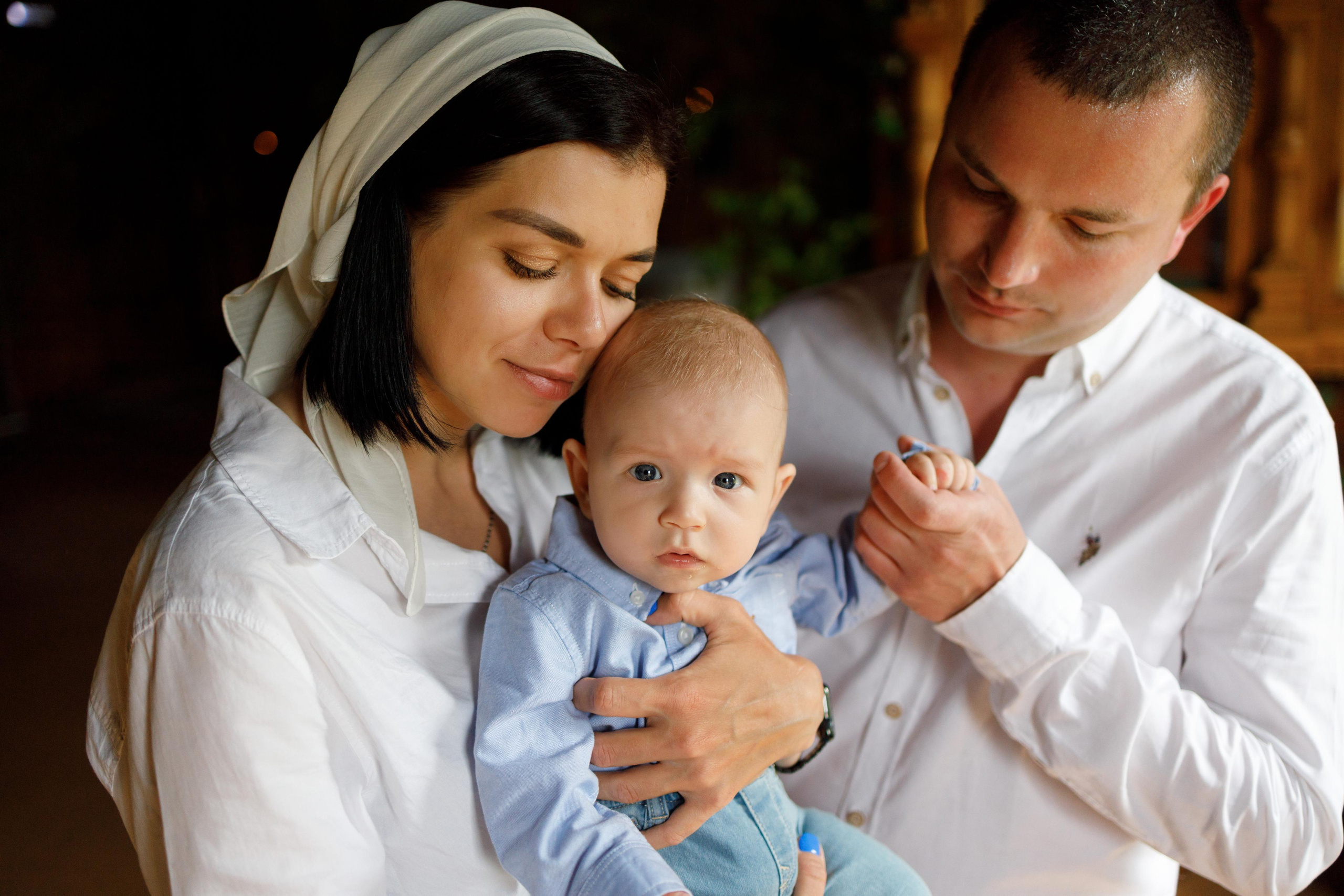 Таинство крещения. Портретный и семейный фотограф в Москве Стаховская Елена
