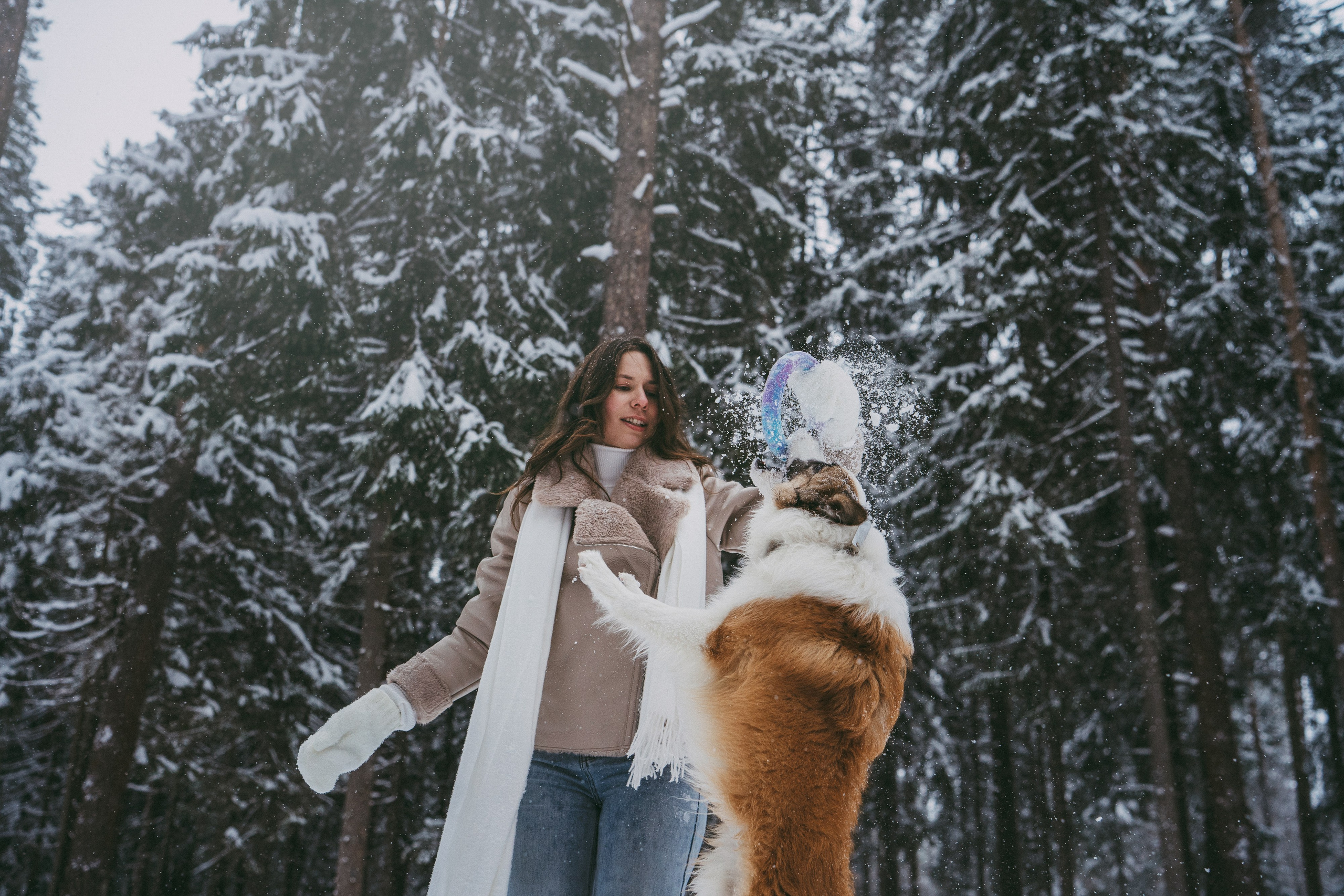 Катя, Анатолий и Елай. Фотограф анималист в Москве и Санкт-Петербурге Свиридова Анна