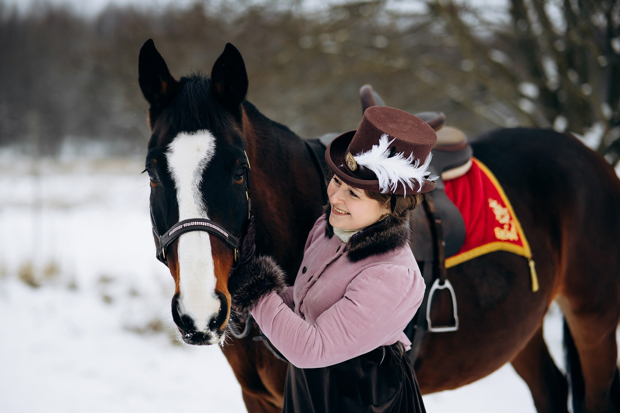 Фотосессия с лошадью в историческом образе. Свадебный и репортажный фотограф в Ярославле Евгений Сальников
