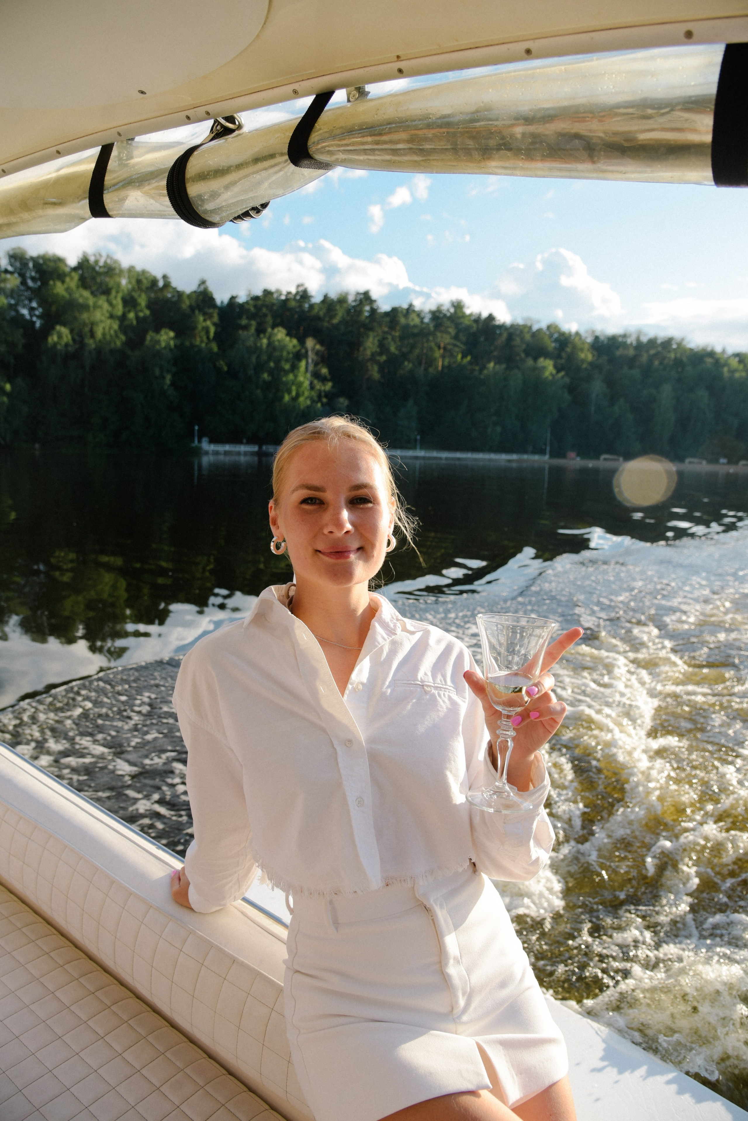 Девичник на яхте. Фотограф Лола Волна, город Москва