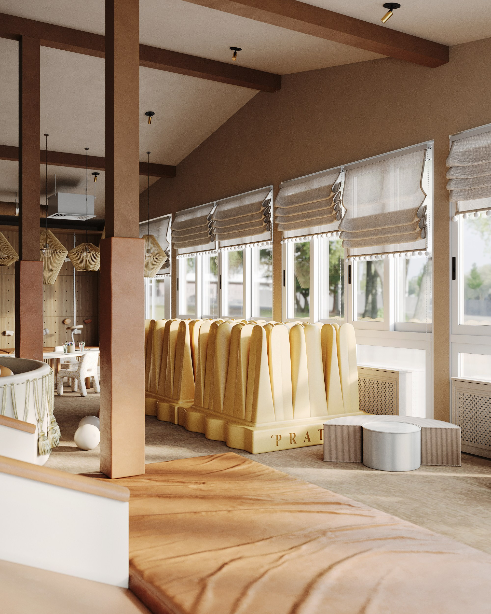 Чайхона: игровая комната | in2design. 3D визуализатор Екатерина Минакова