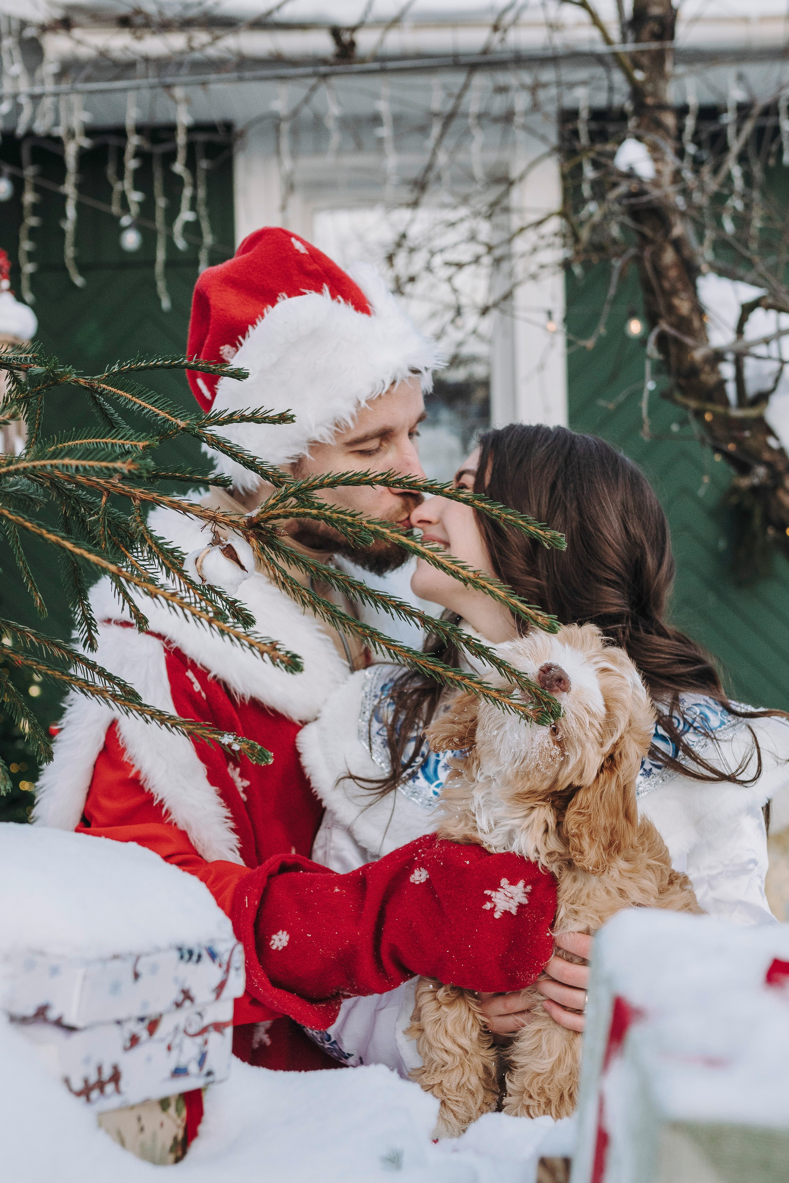 Мёрфи, Таня и Антон. Фотограф анималист в Спб недорого Олеся Майорова