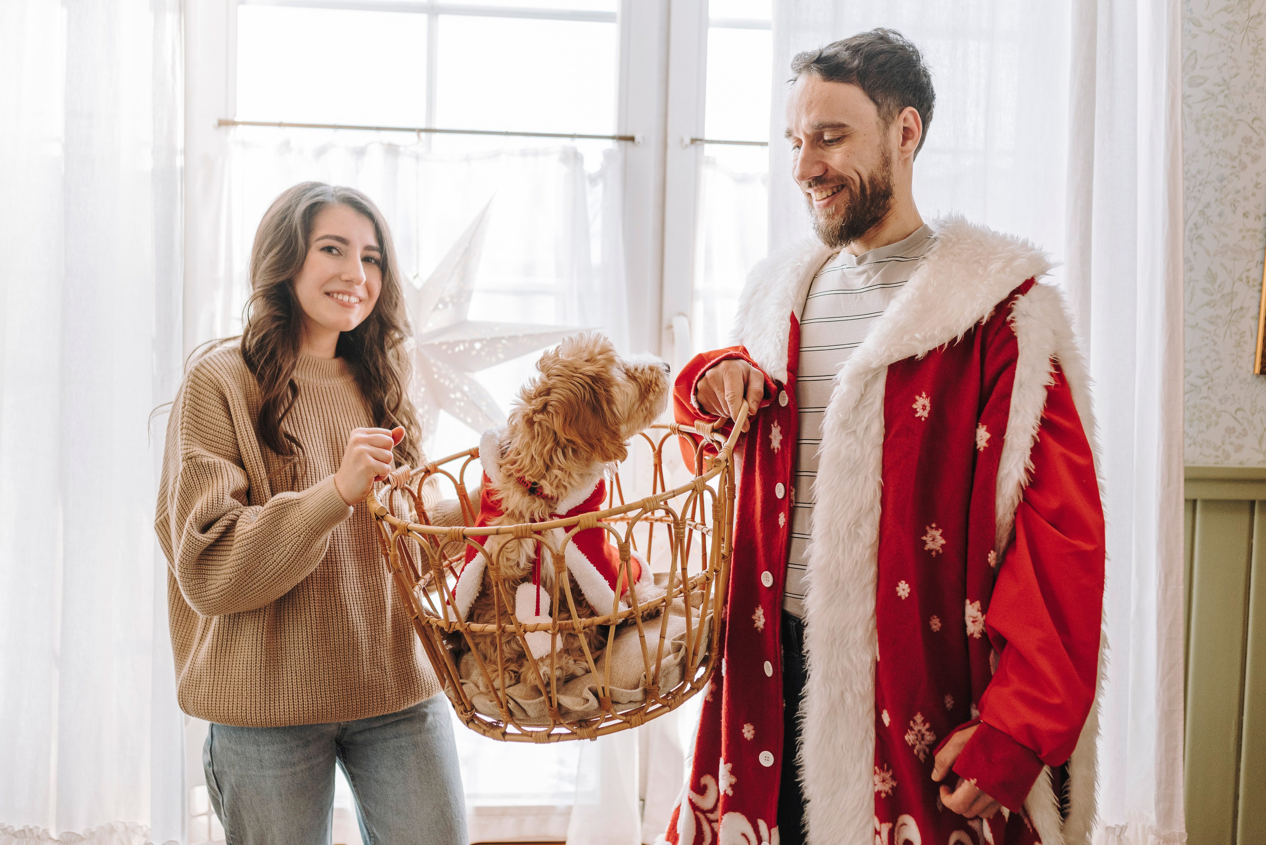 Мёрфи, Таня и Антон. Фотограф анималист в Спб недорого Олеся Майорова