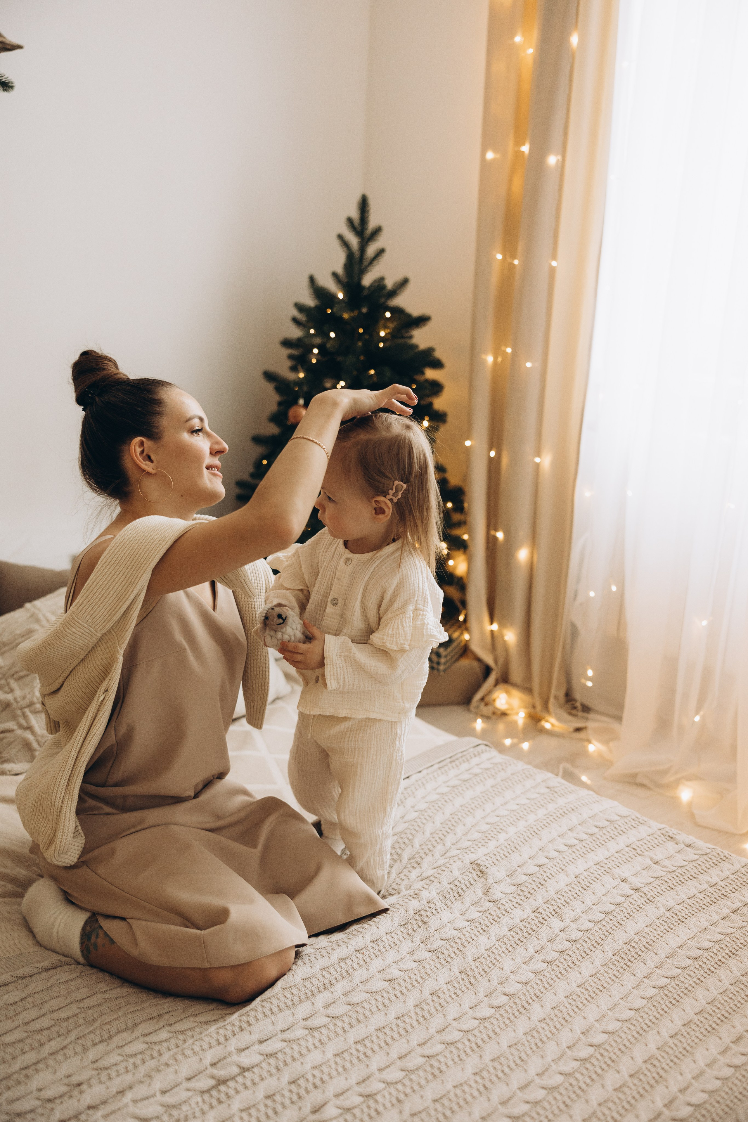 Ольга и Мирослава НГ. Семейный фотограф в Москве Виктория Ястребинская