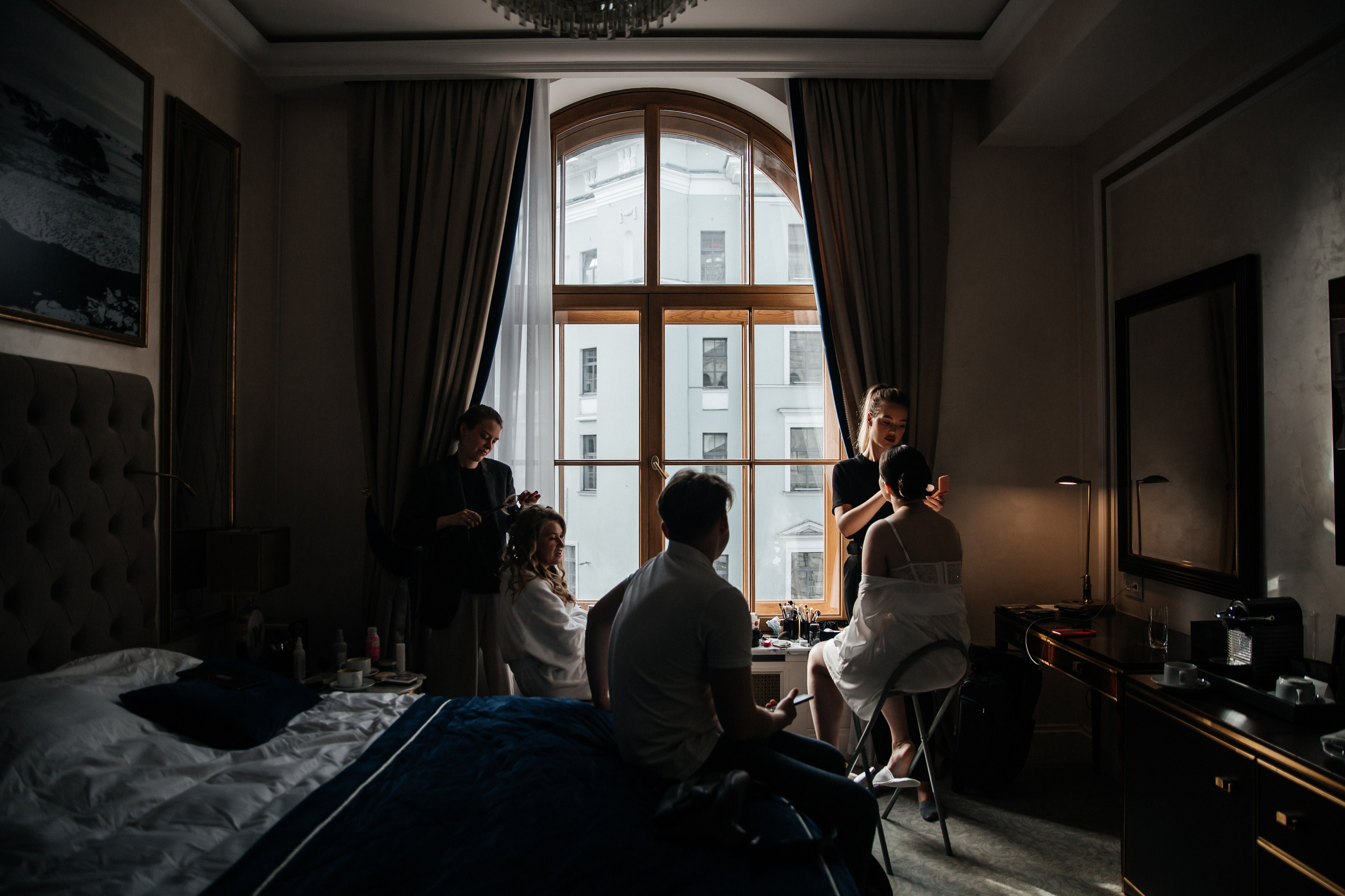 Wedding «Magic of the dark». Свадебные фотограф и видеограф Наталья и Анатолий Новиковы СПб