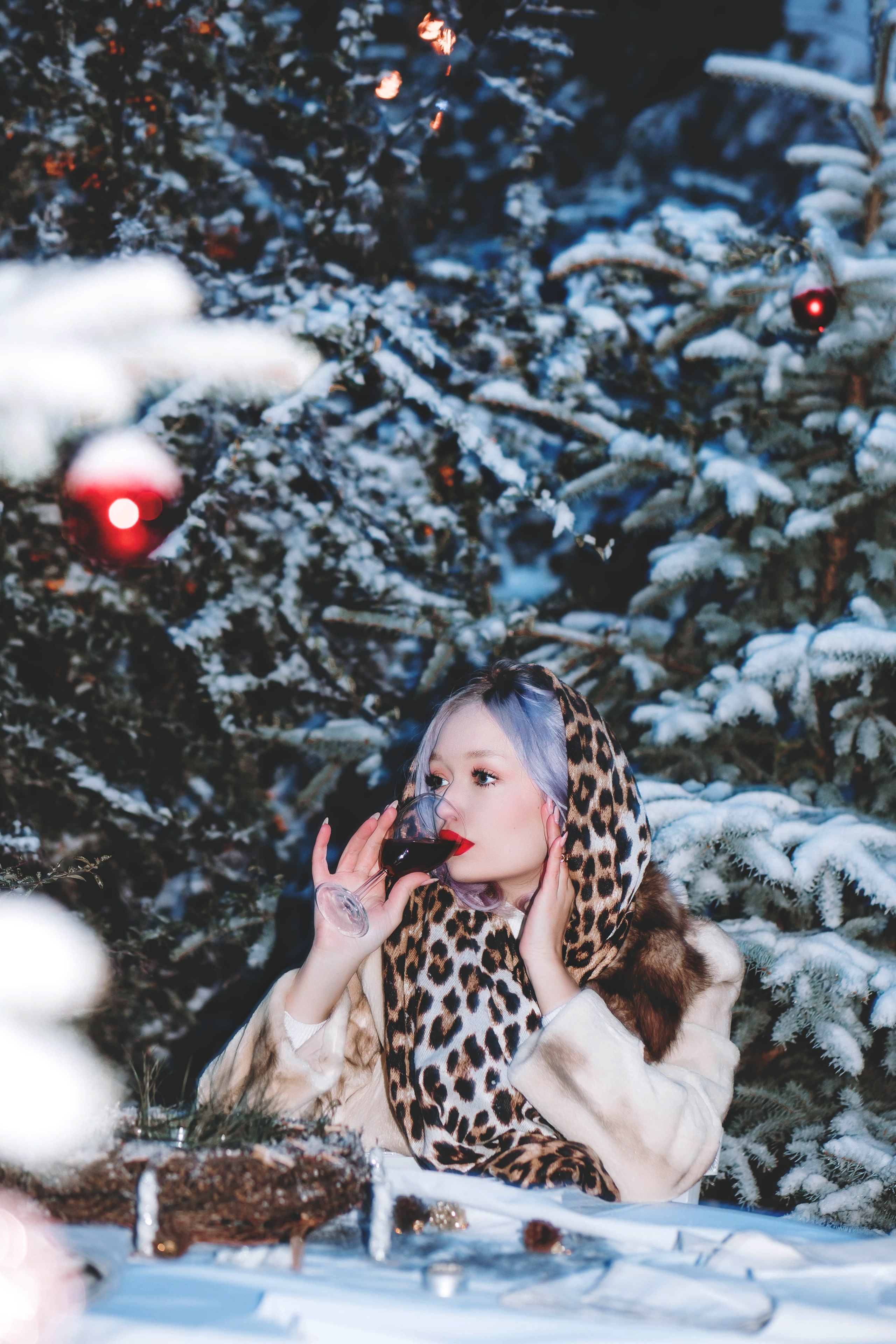 Новый год — девушки в шубах. Фотограф в Ставрополе Алина Клочкова