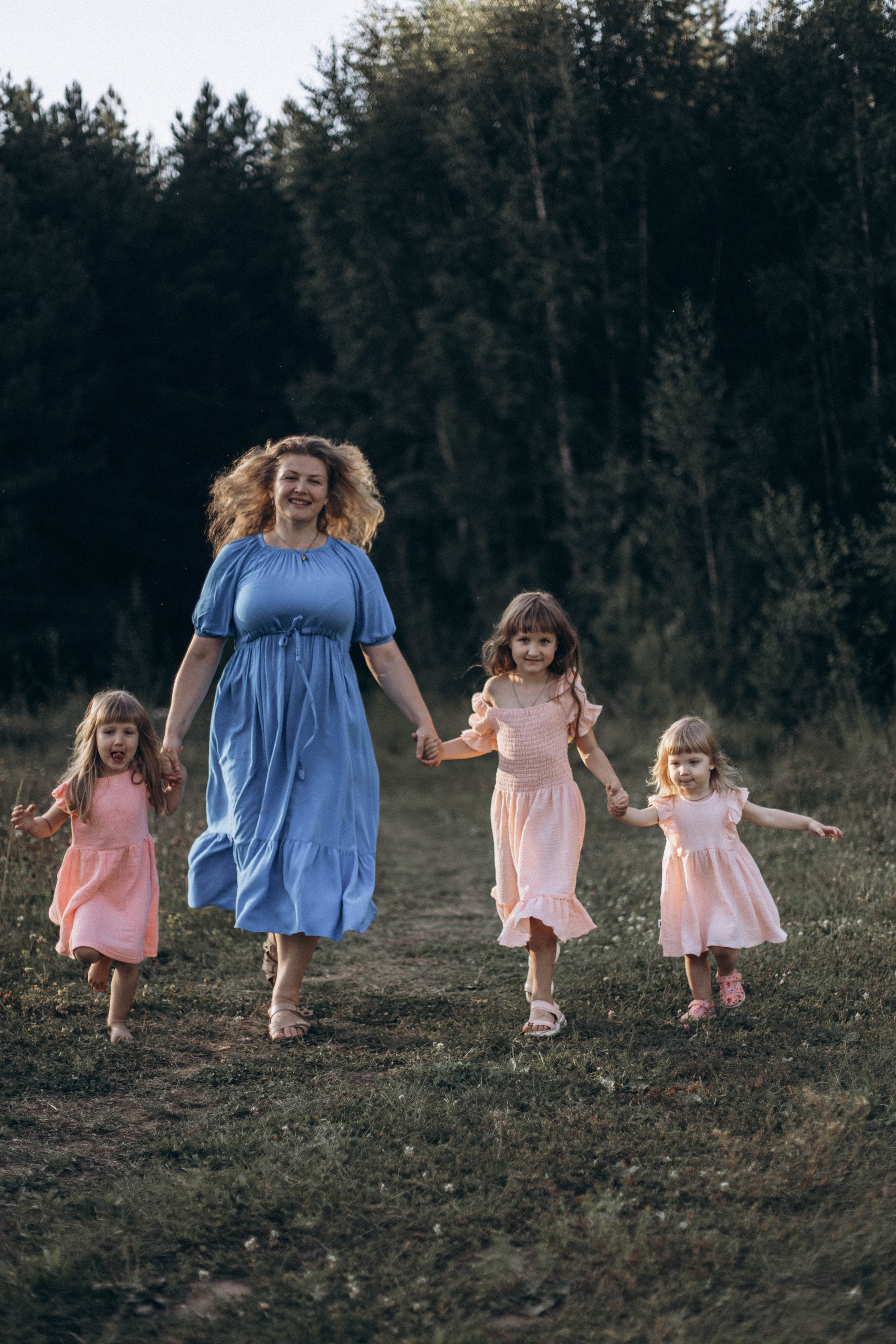 Лена и три принцессы. Семейный фотограф Москва Ирина Малышева