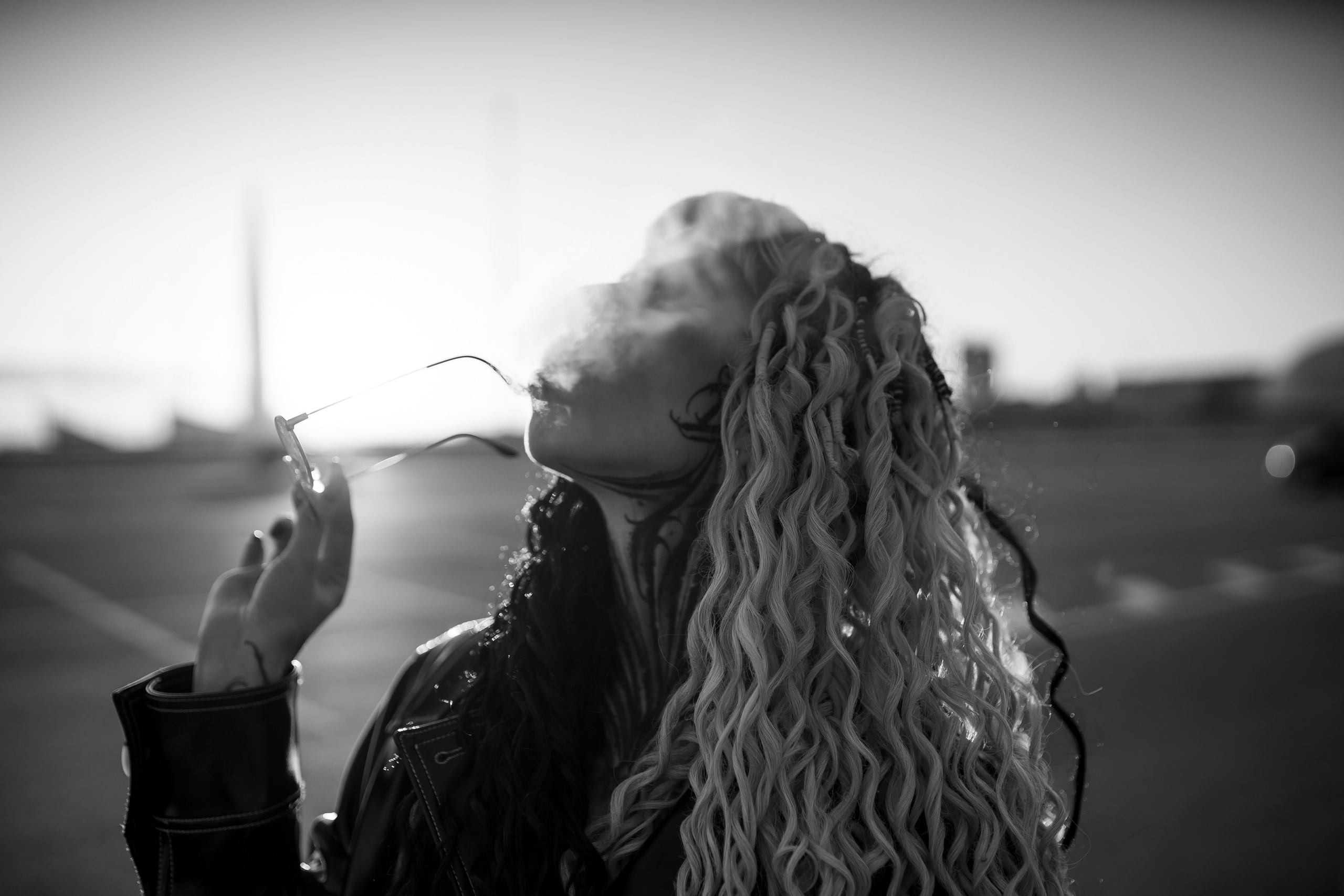 Оля. Паркинг. Портретный фотограф в Санкт-Петербурге Александр Быстрицкий