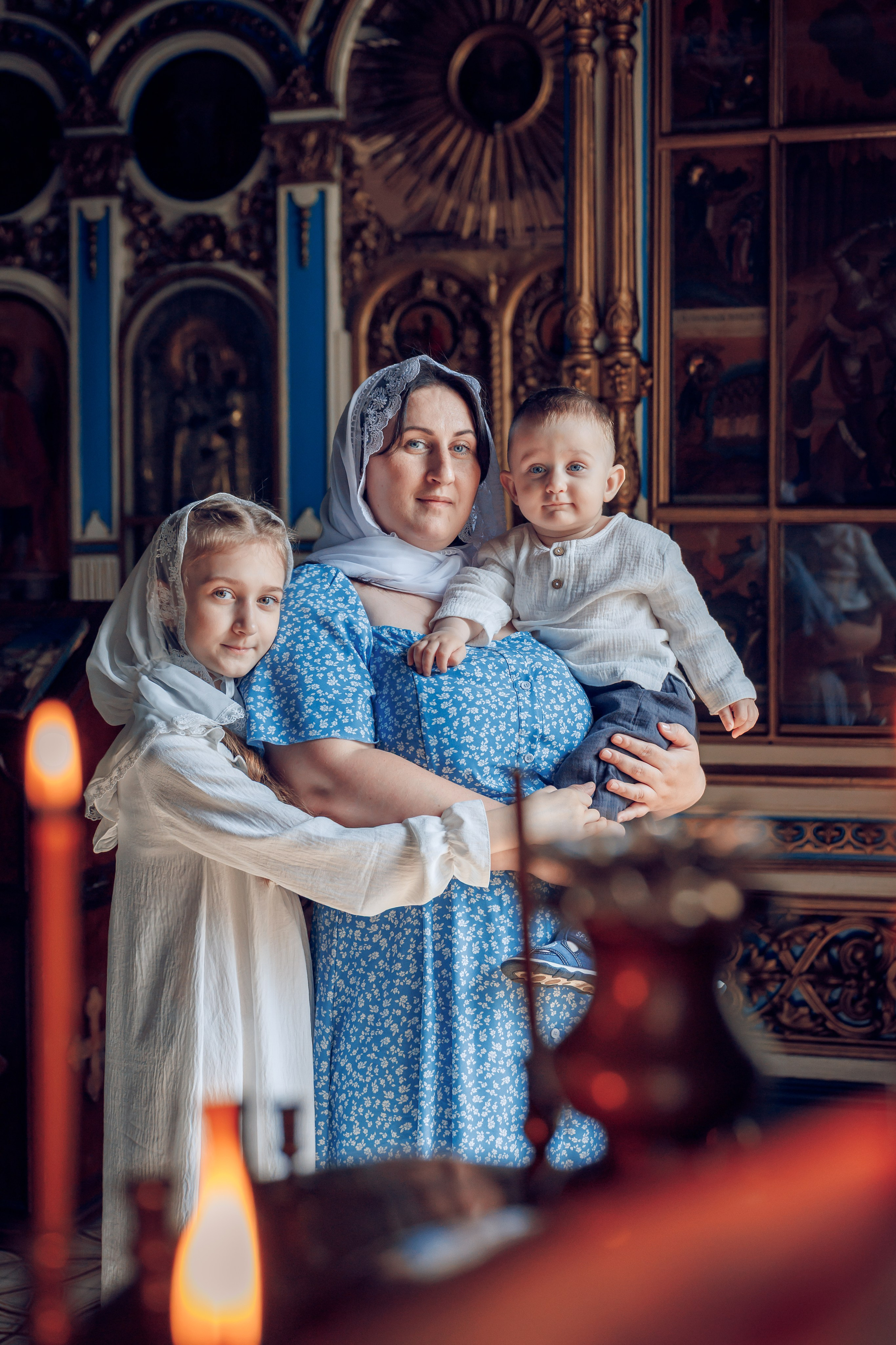 Крещение в Храме Николая чудотворца г. Домодедово. Профессиональный фотограф в Москве и Мо Мария Шантарёва