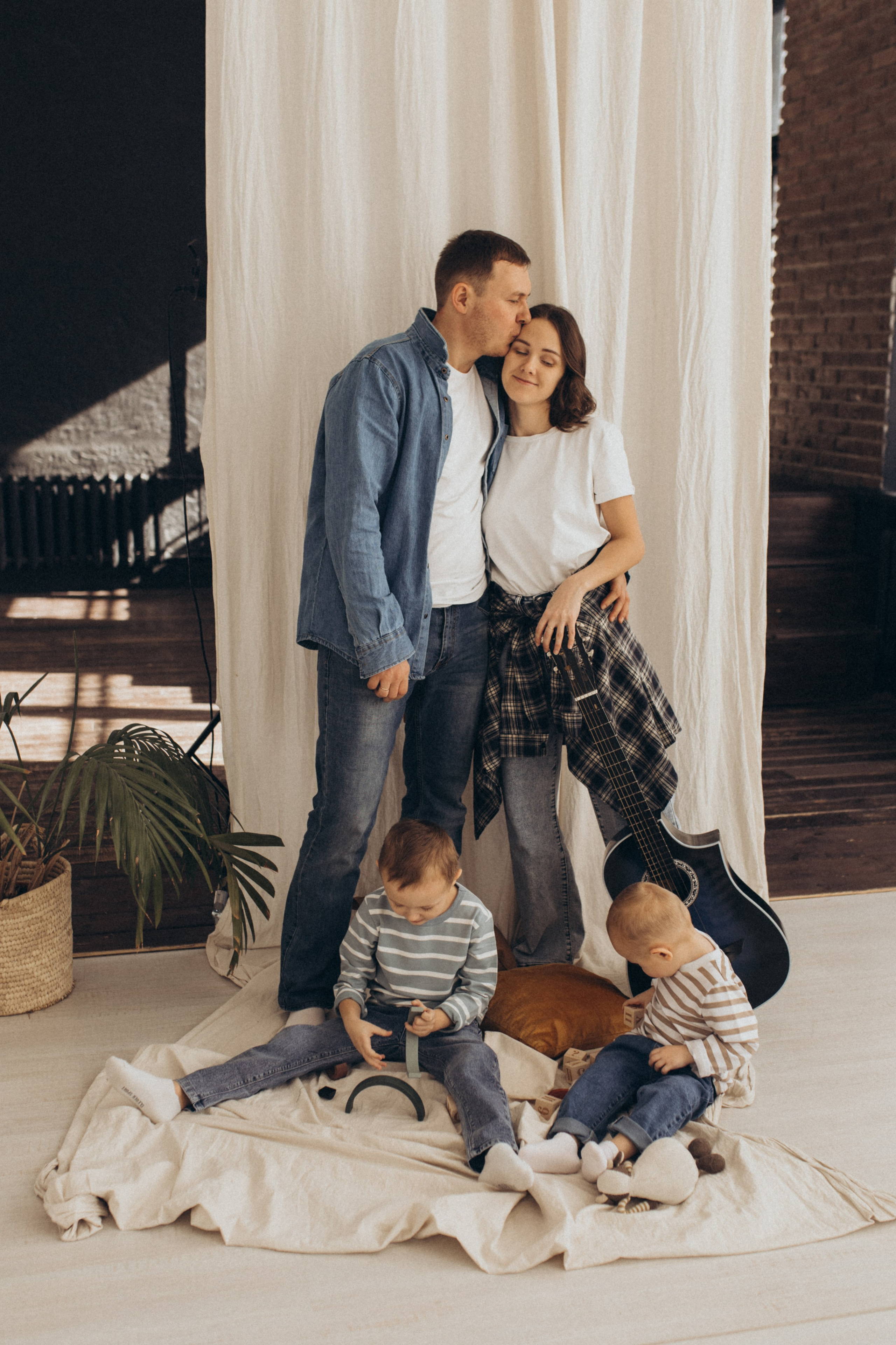 Сергей, Настя и мальчишки. Свадебный и семейный фотограф в Белгороде Евгения Курочкина