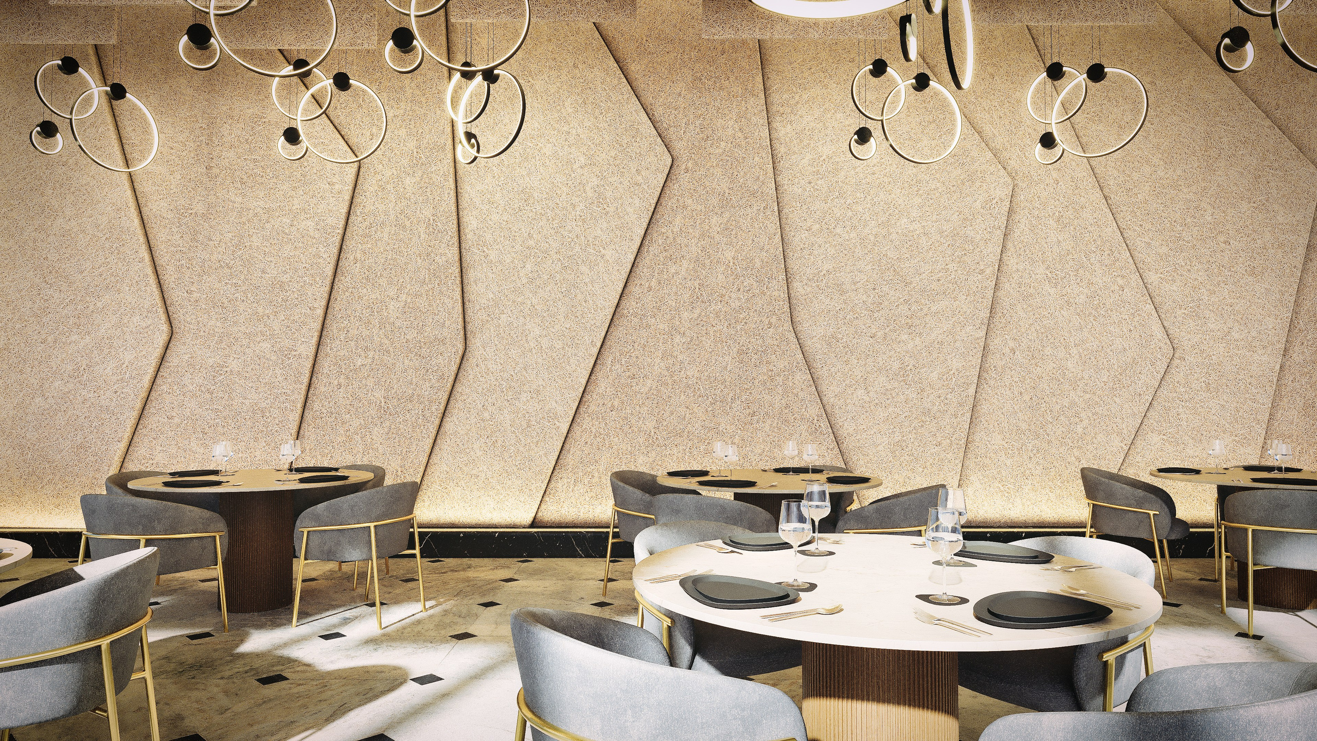 Визуализация фибролитовых панелей в интерьере 2. LAPUTENKO visual — Студия 3D-визуализации