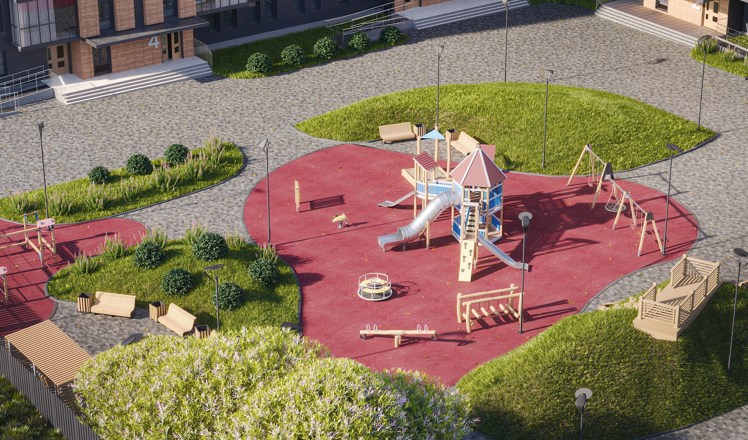 ЖК Авиатор. 3D визуализация интерьеров, экстерьеров и архитектуры в Санкт-Петербурге