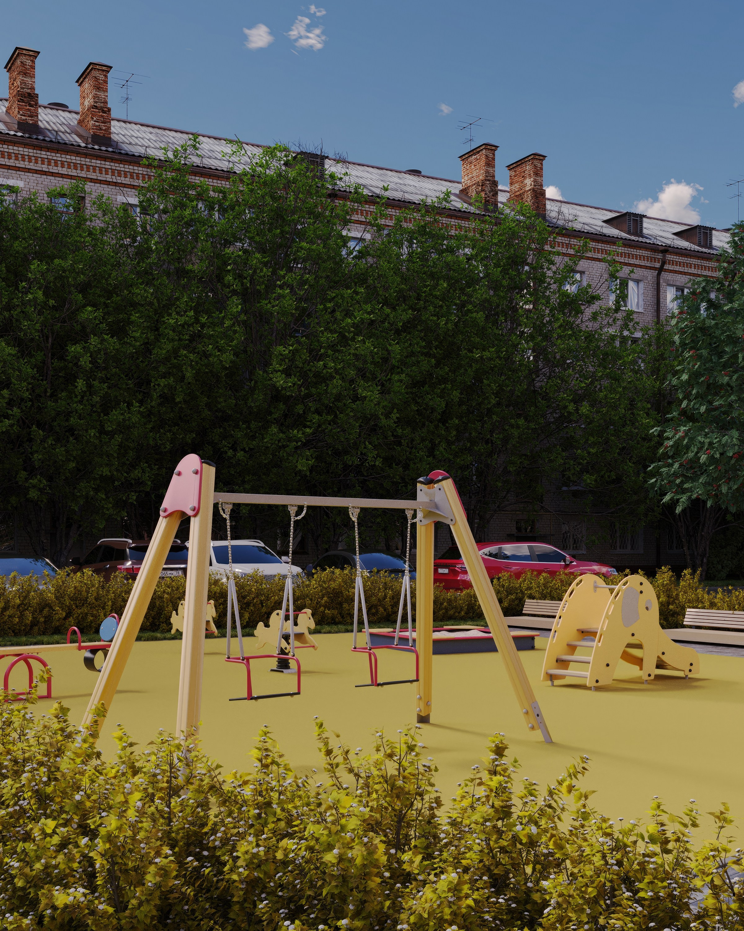 ПИК Прядильная. 3D визуализация интерьеров, экстерьеров и архитектуры в Санкт-Петербурге