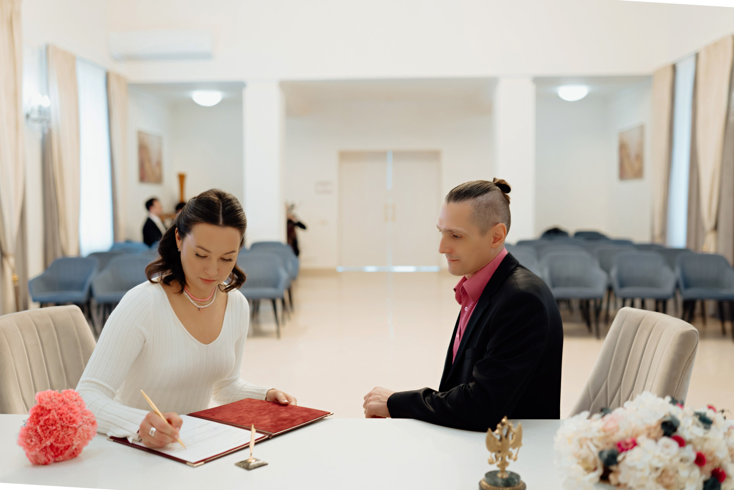 История на двоих. Загс ВДНХ. Свадебный фотограф в г. Москва, МО Гороза Алена