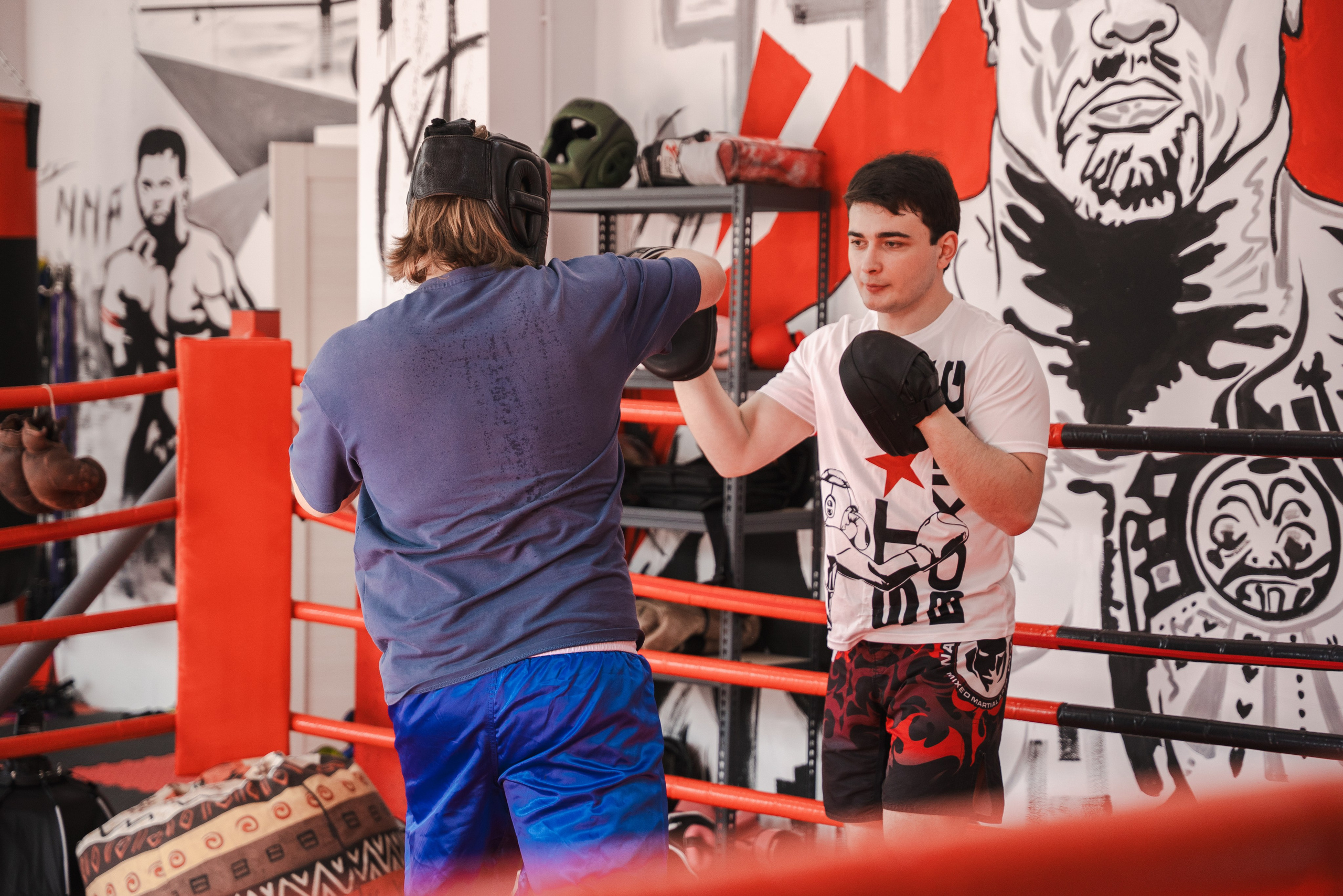 Съемка для сайта Star Boxing. Главная