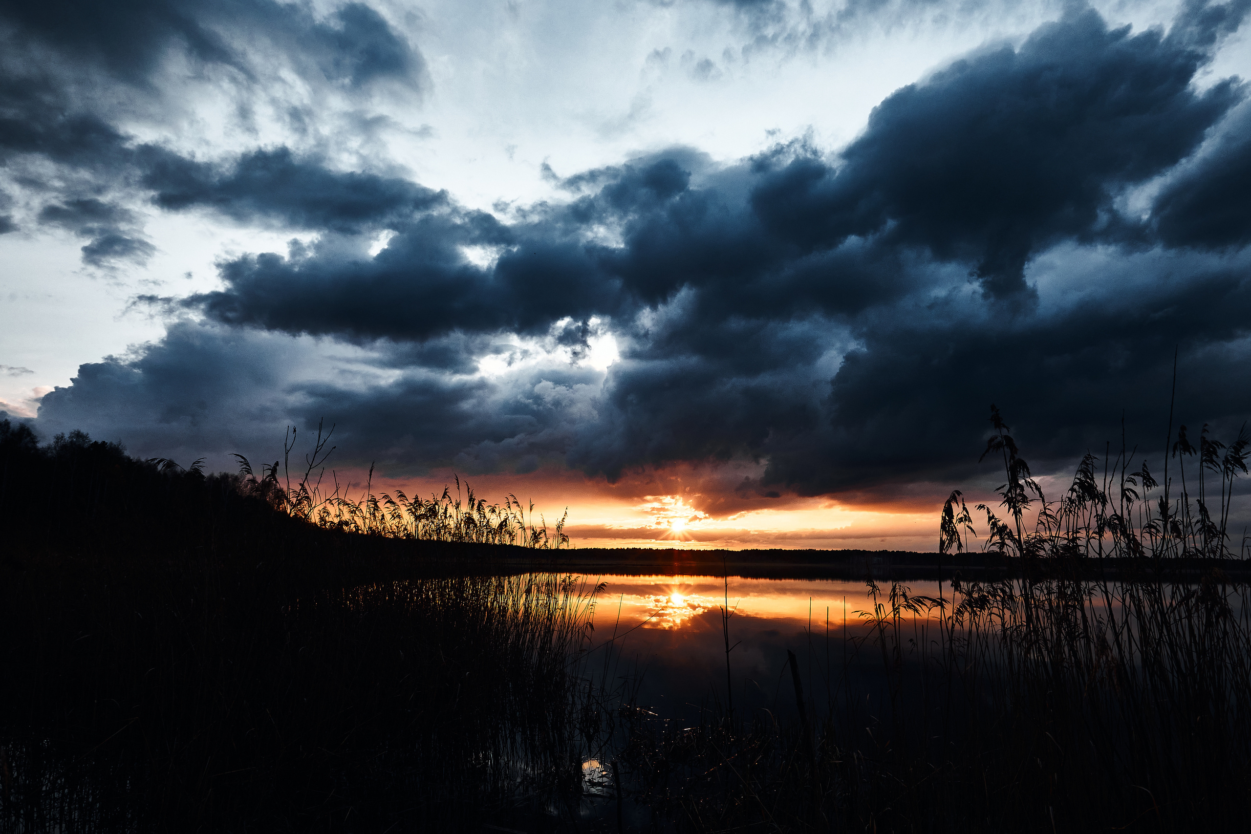 Закат на озере. Бизнес портрет Аэросъемка Интерьерная съемка Тюмень