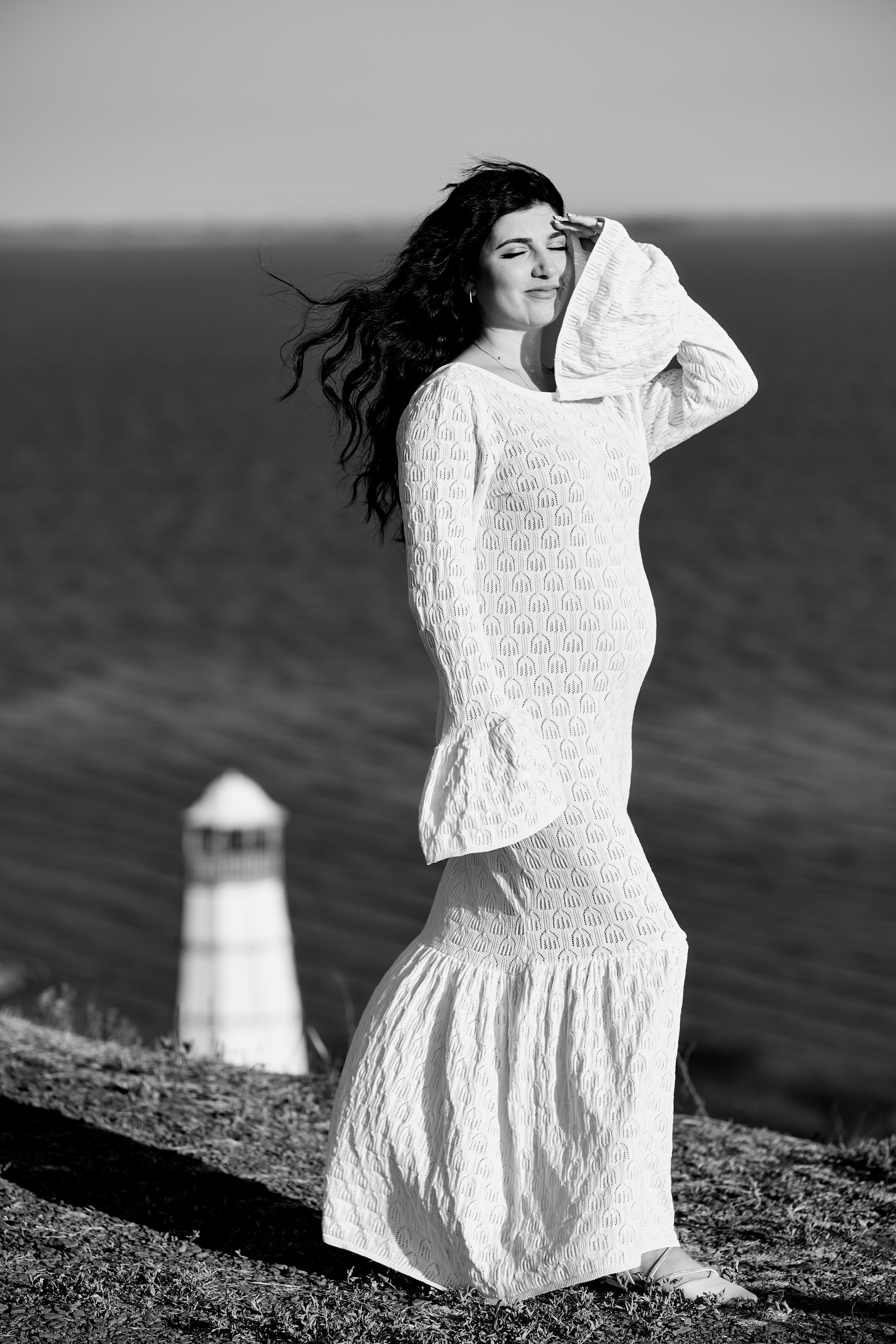 Гендер съемка. Маяк Мержаново. Фотограф Таганрог Анна Трайжон