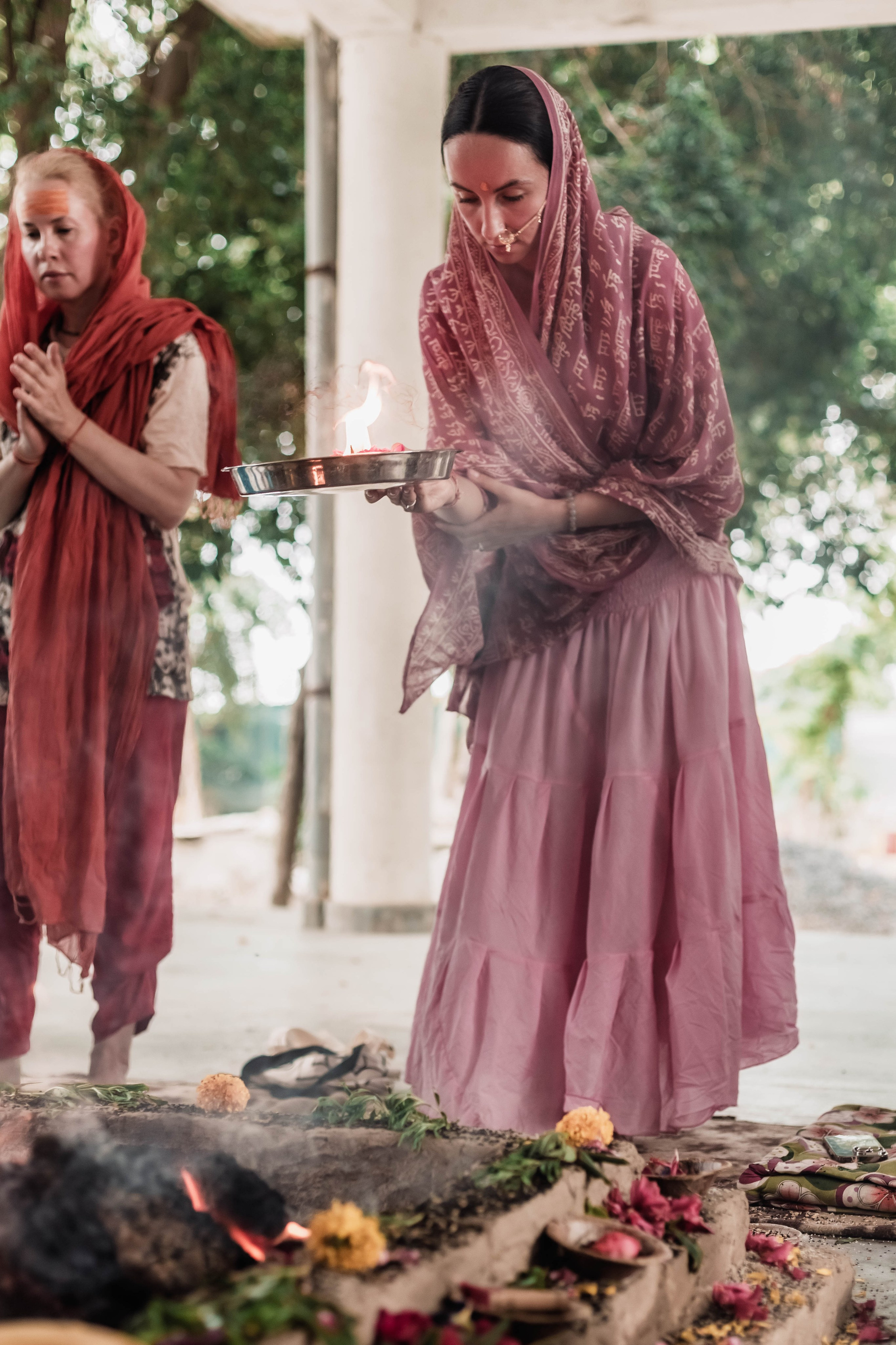 Pitri Paksha yagyas & poojas Devraha Baba ji ashram. Mariam Bagdasaryan