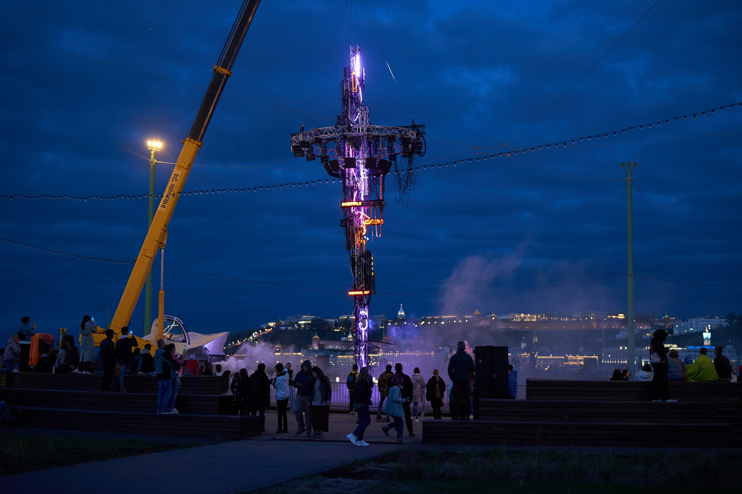 Международный фестиваль медиаискусства «INTERVALS» 24-25г. Репортажный фотограф Вилянов Евгений. Нижний Новгород