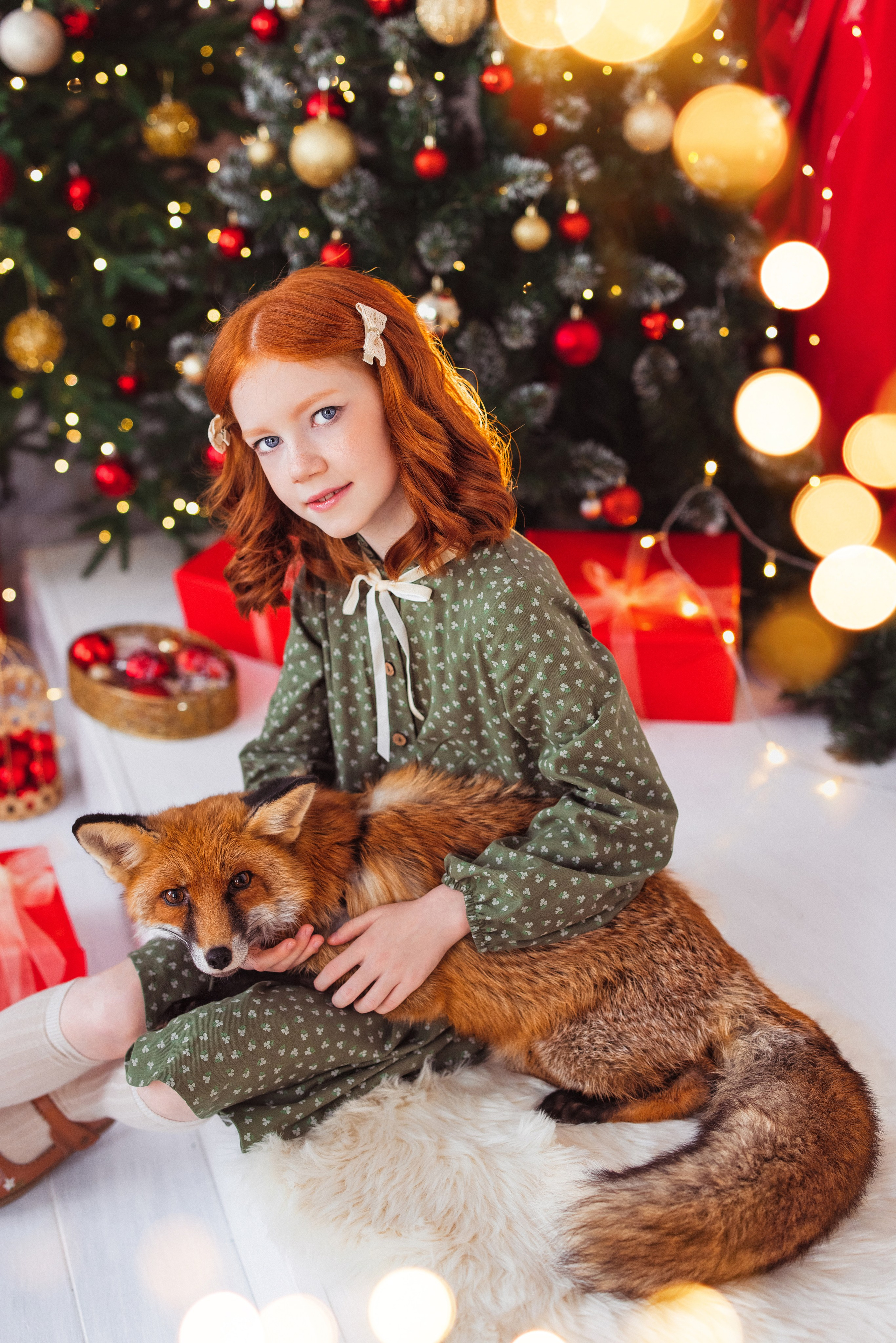 Фотостудия «Мастерская», с лисом. Семейный и детский фотограф в Краснодаре Анна Трашкова