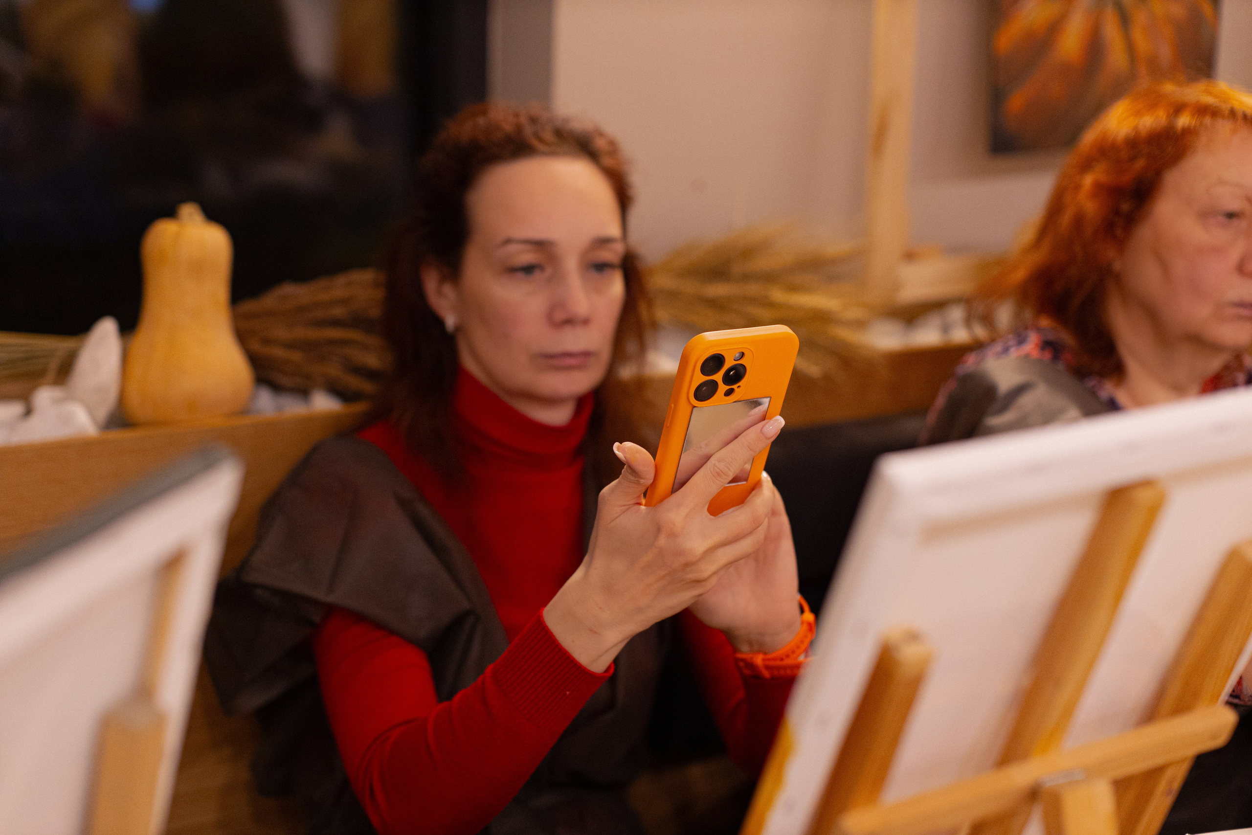 МК Тыква в кафе Здрасте. Анастасия Ракчеева Художник