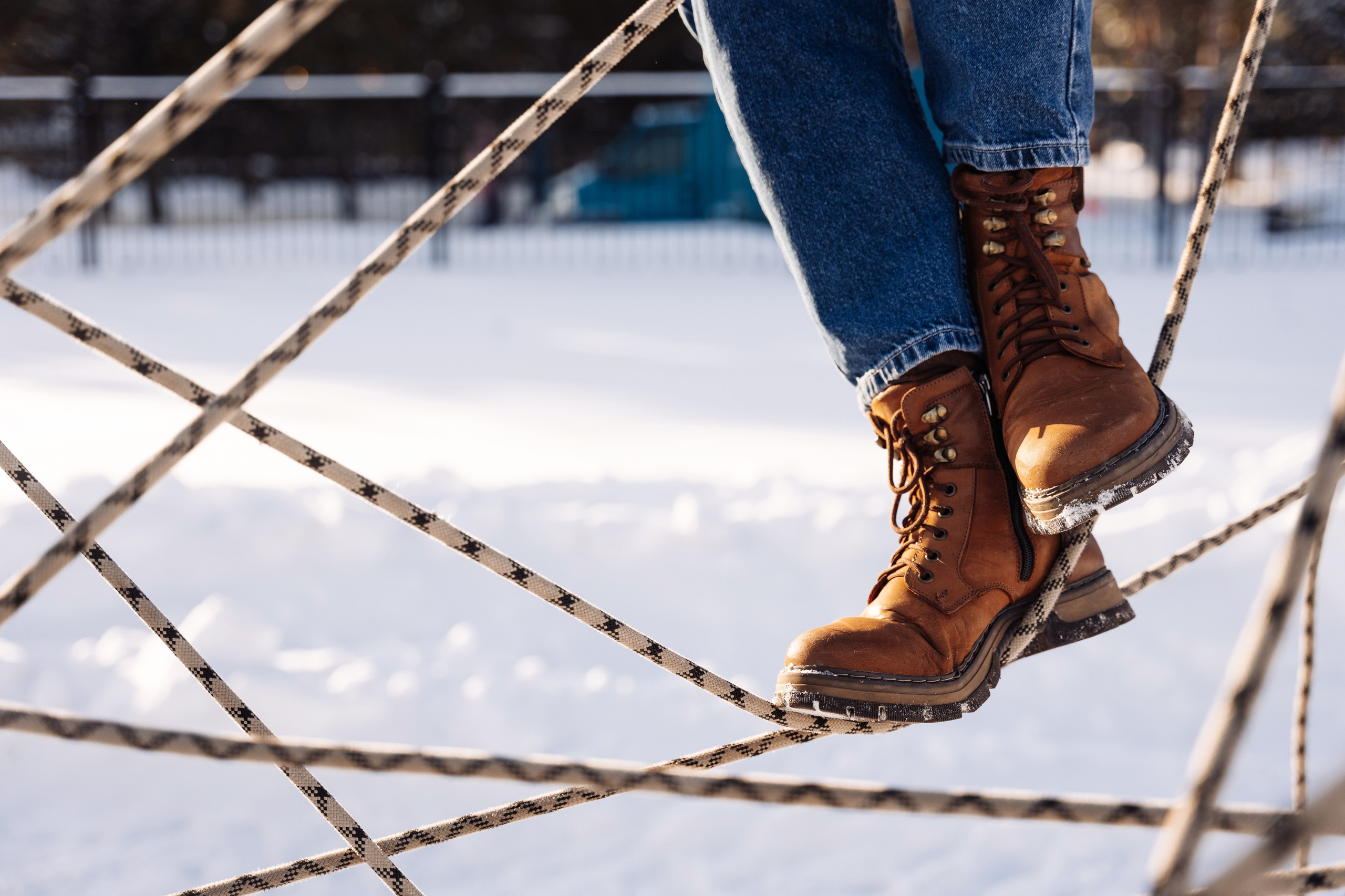 Зимние игры. Свадебные фотосессии в Москве. Фотограф Сергей Ржевский