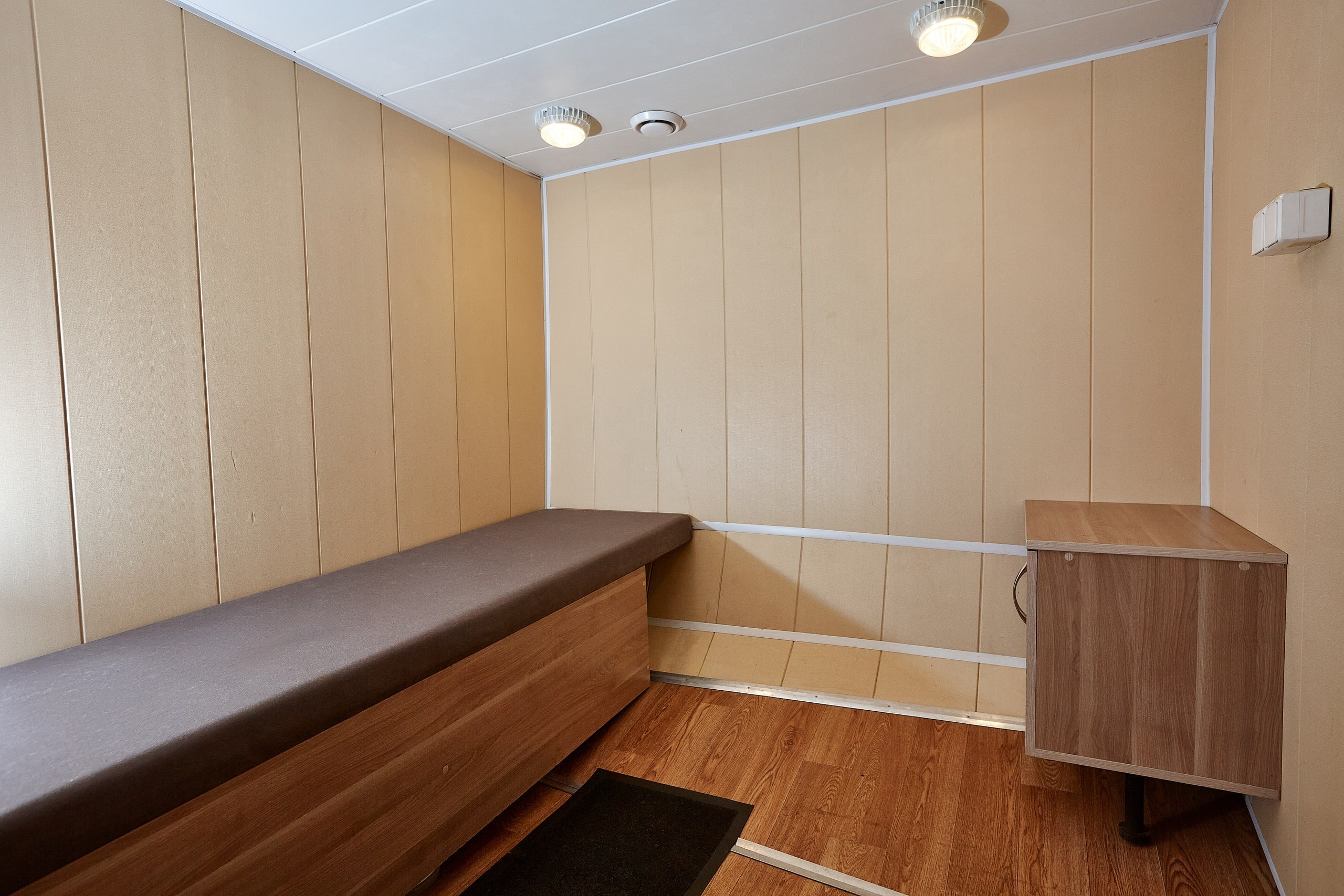 Съёмка интерьера прогулочного катера типа «Ярославец» (1958)