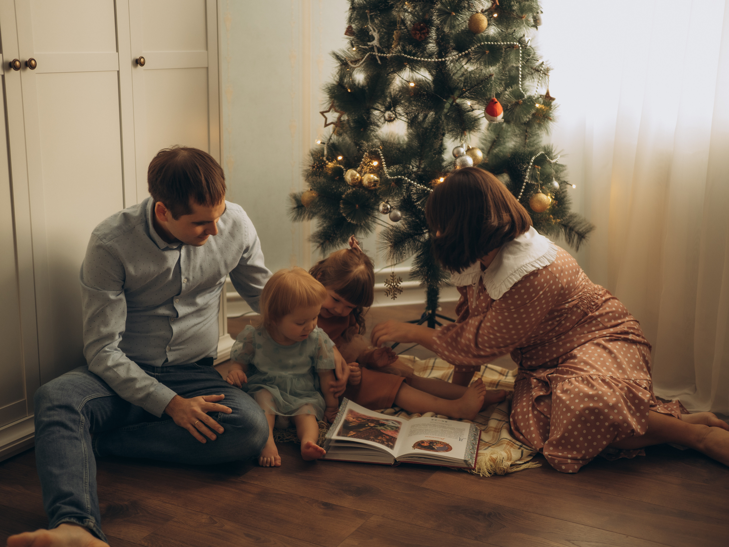 Новый год Астаховы. Семейный фотограф в Ярославле Анардович Любовь