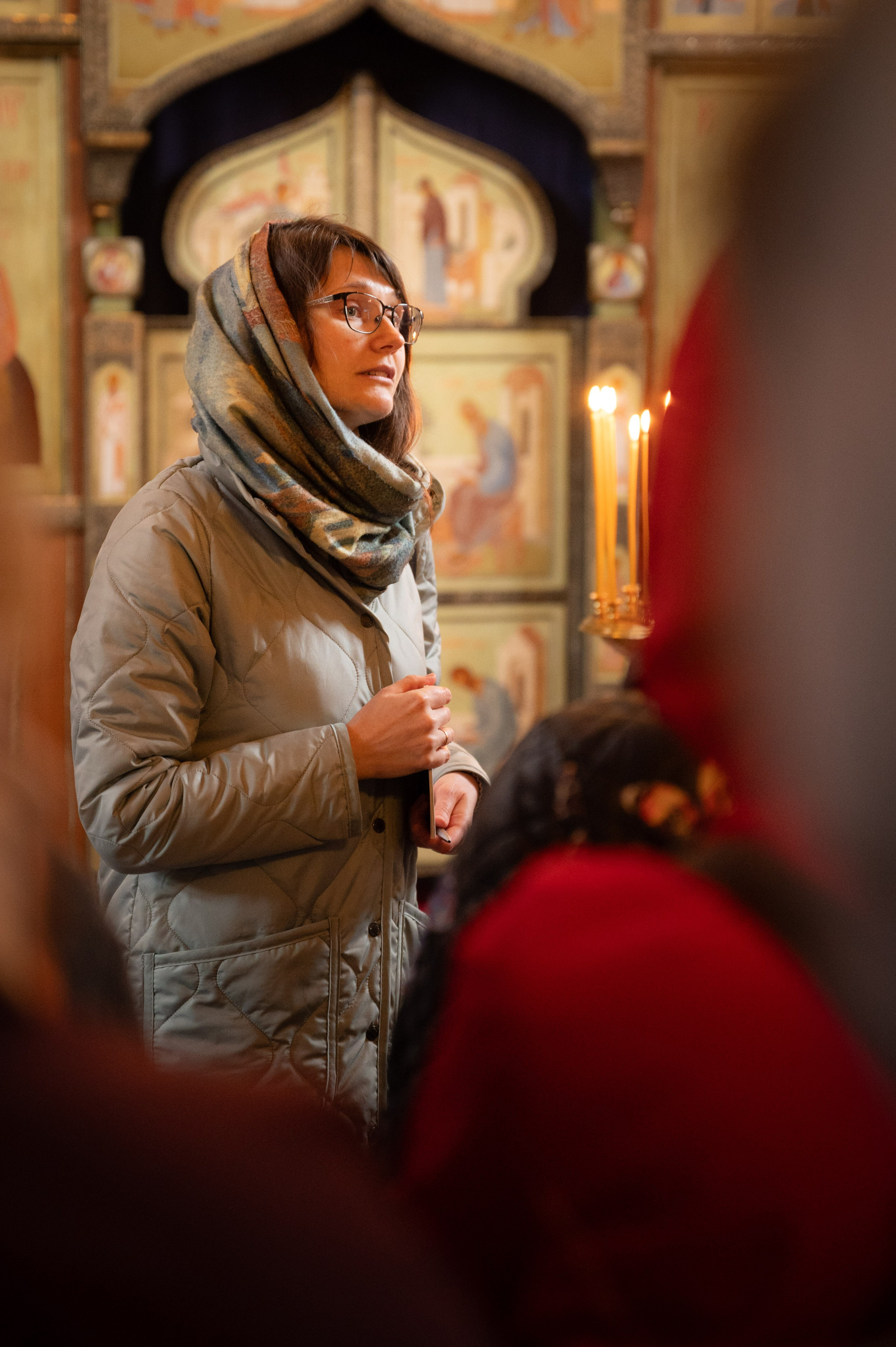 Паломническая поездка на Бутовский полигон. Антон и Татьяна Денисенко — В храме