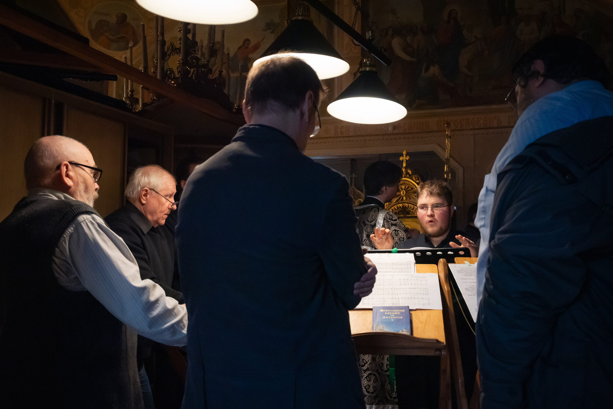 Богородский храм. Вынос Плащаницы. Антон и Татьяна Денисенко — В храме