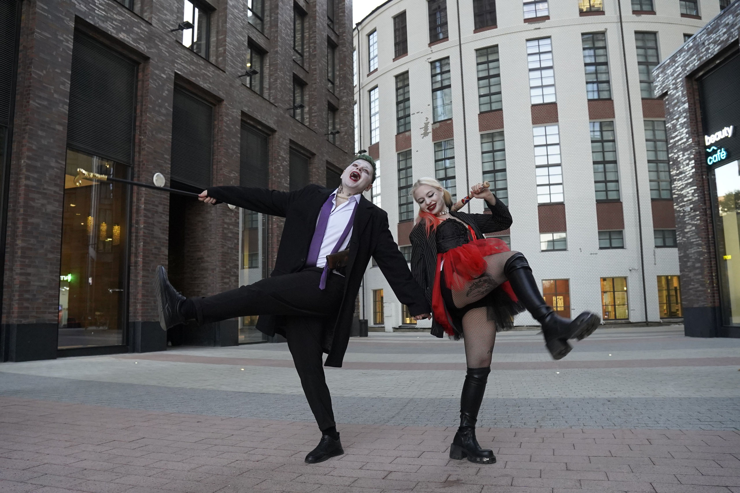 Харли и Джокер. Фотограф и видеограф Елена Суетенкова, Создание ярких воспоминаний о важных событиях. Москва, Россия, Мир