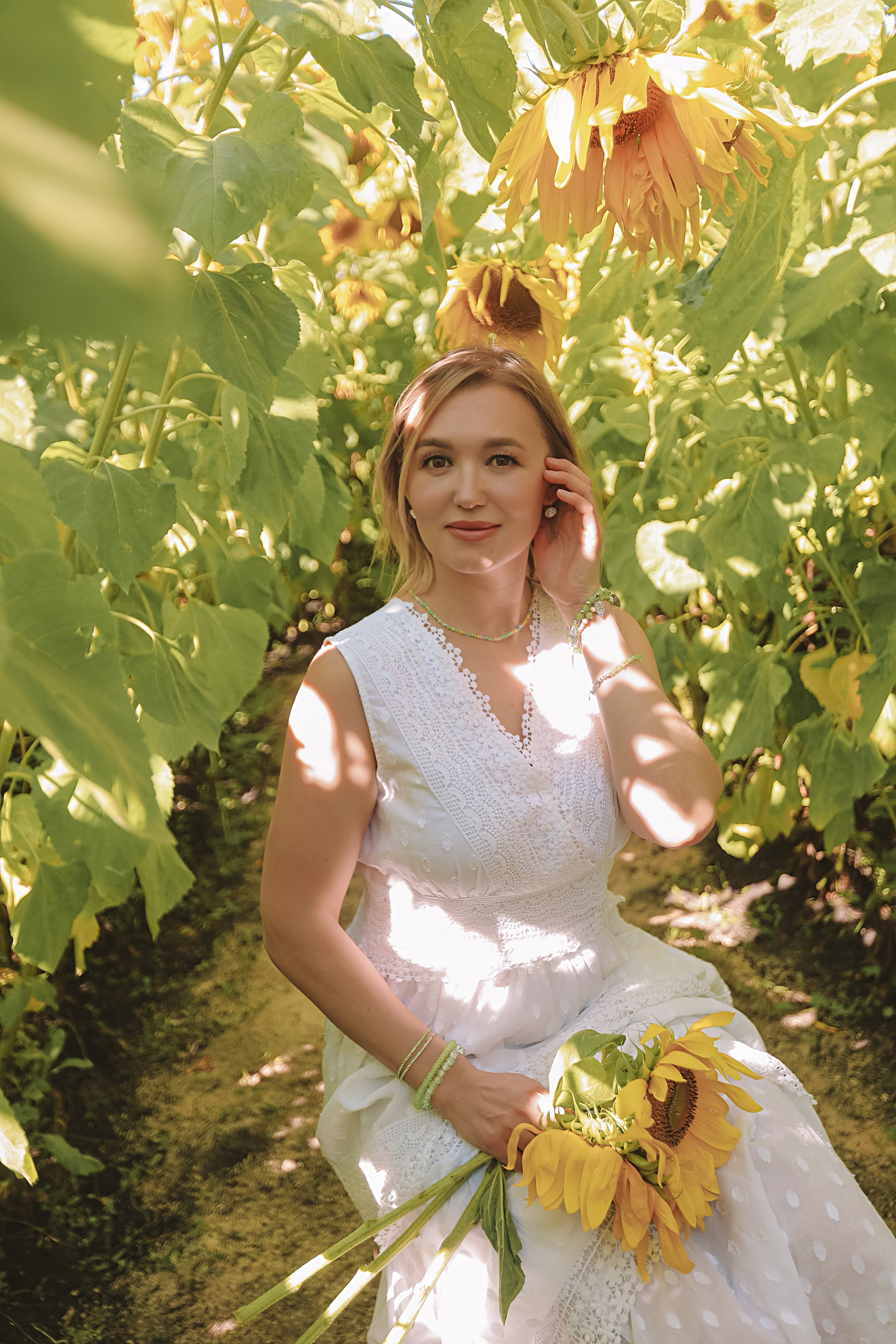 Подсолнухи. Семейный фотограф Тюмень, фотограф на роды Салмина Мария