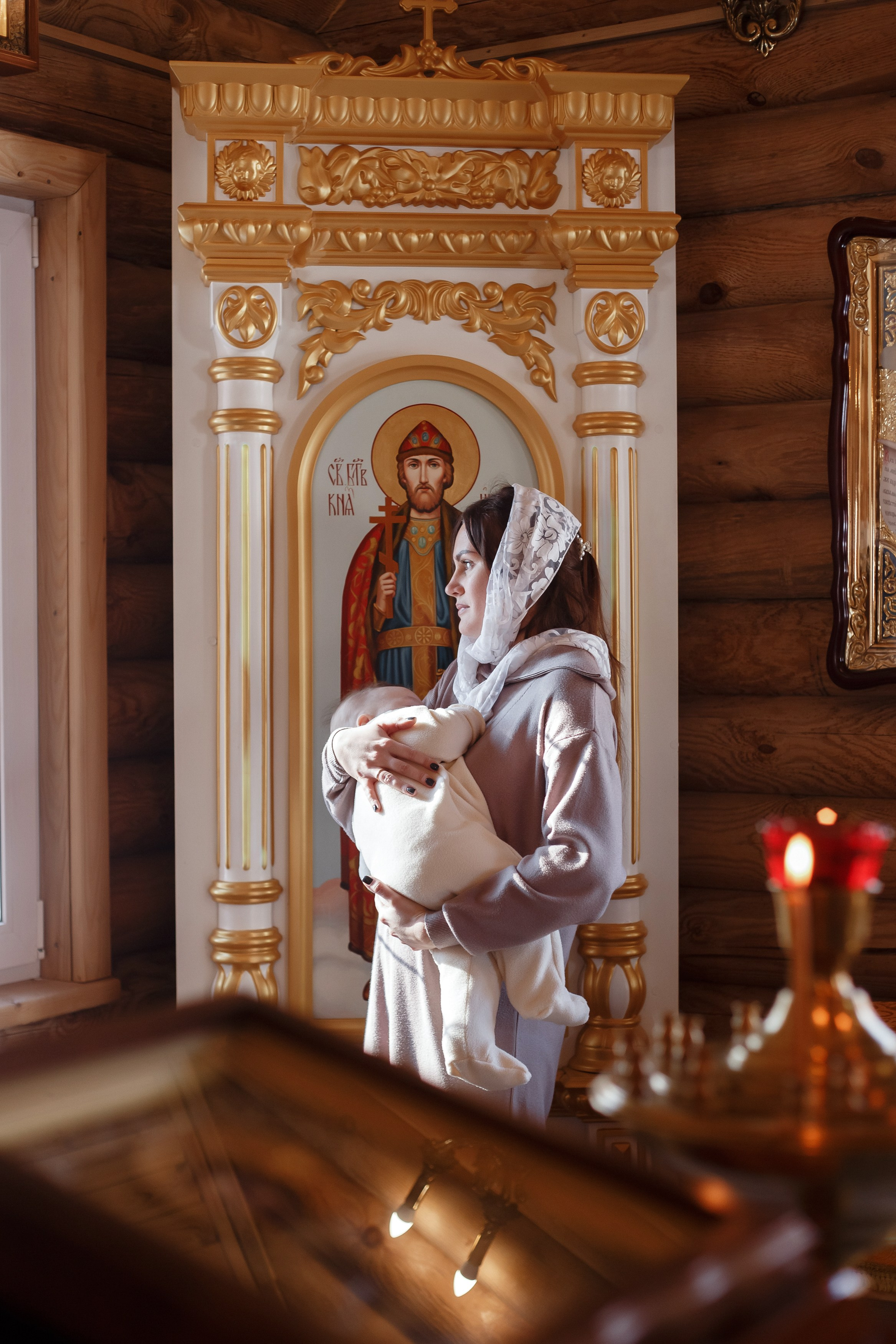 Таинство крещения Дмитрия. Портретный, семейный, свадебный фотограф в Брянске Маргарита Василькова