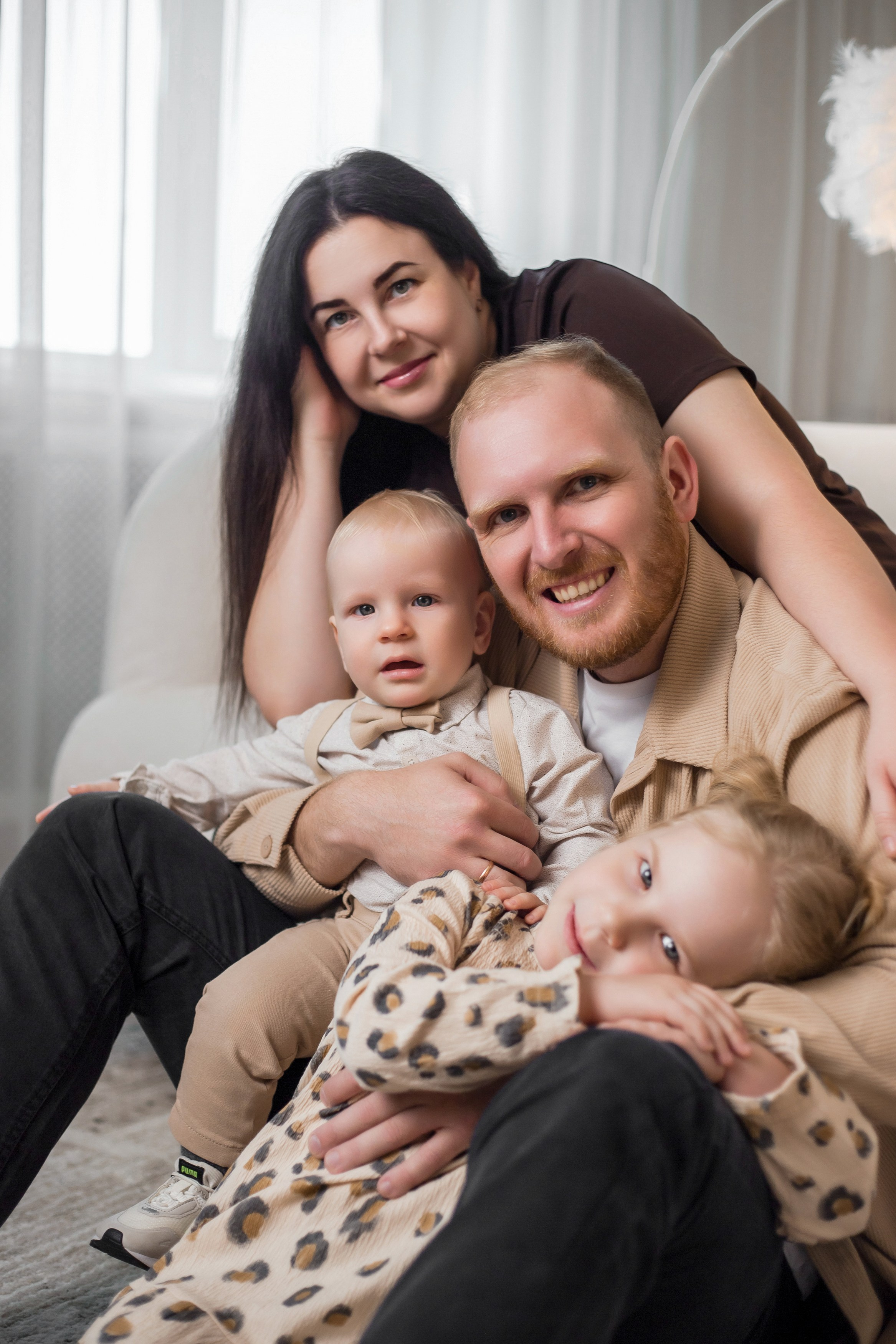 Федор, Саша, Анастасия и Станислав. Портретный, семейный, свадебный фотограф в Брянске Маргарита Василькова