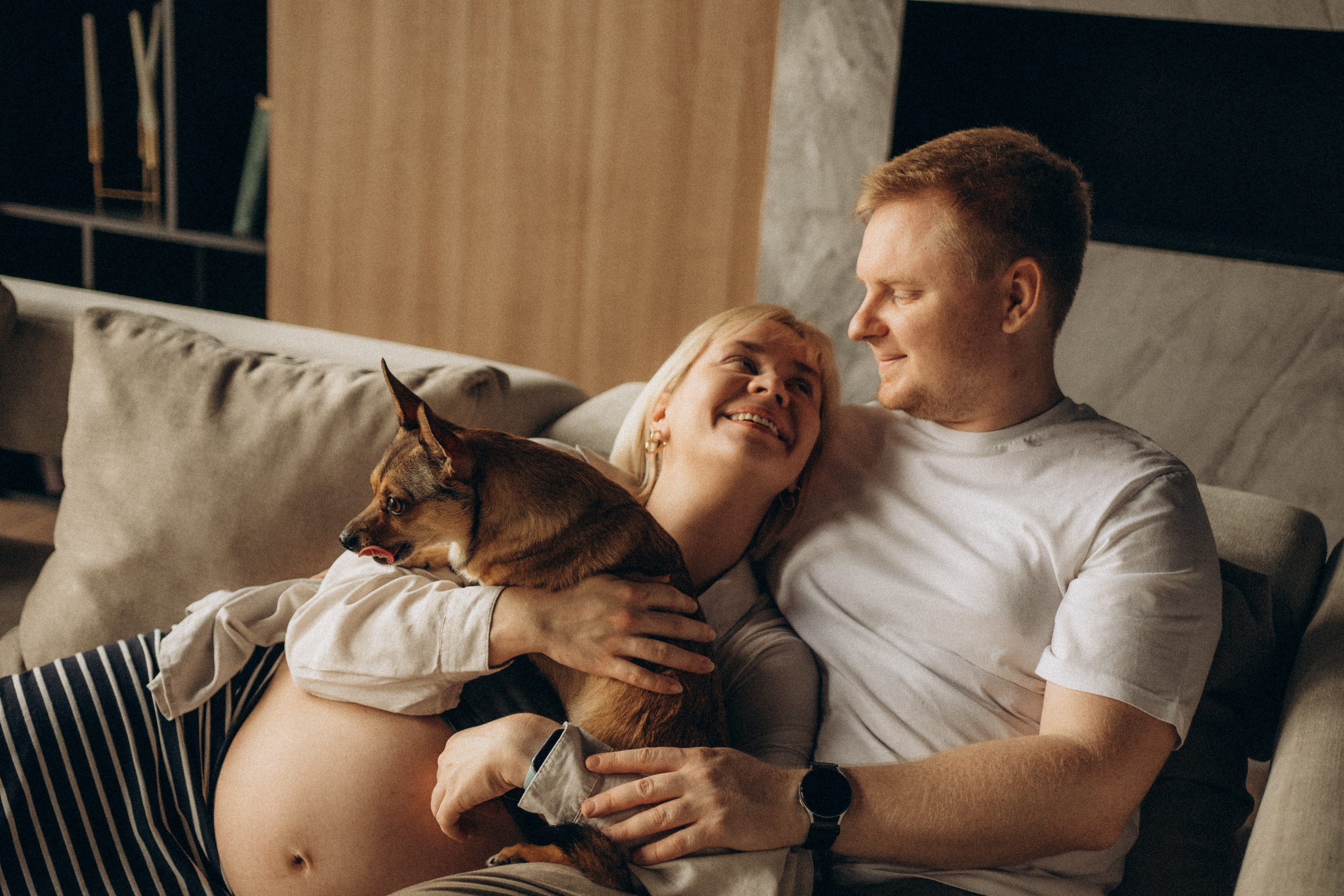 Алена, Антон и Гая. Гаврилова Настя семейный фотограф lifestyle в Москве