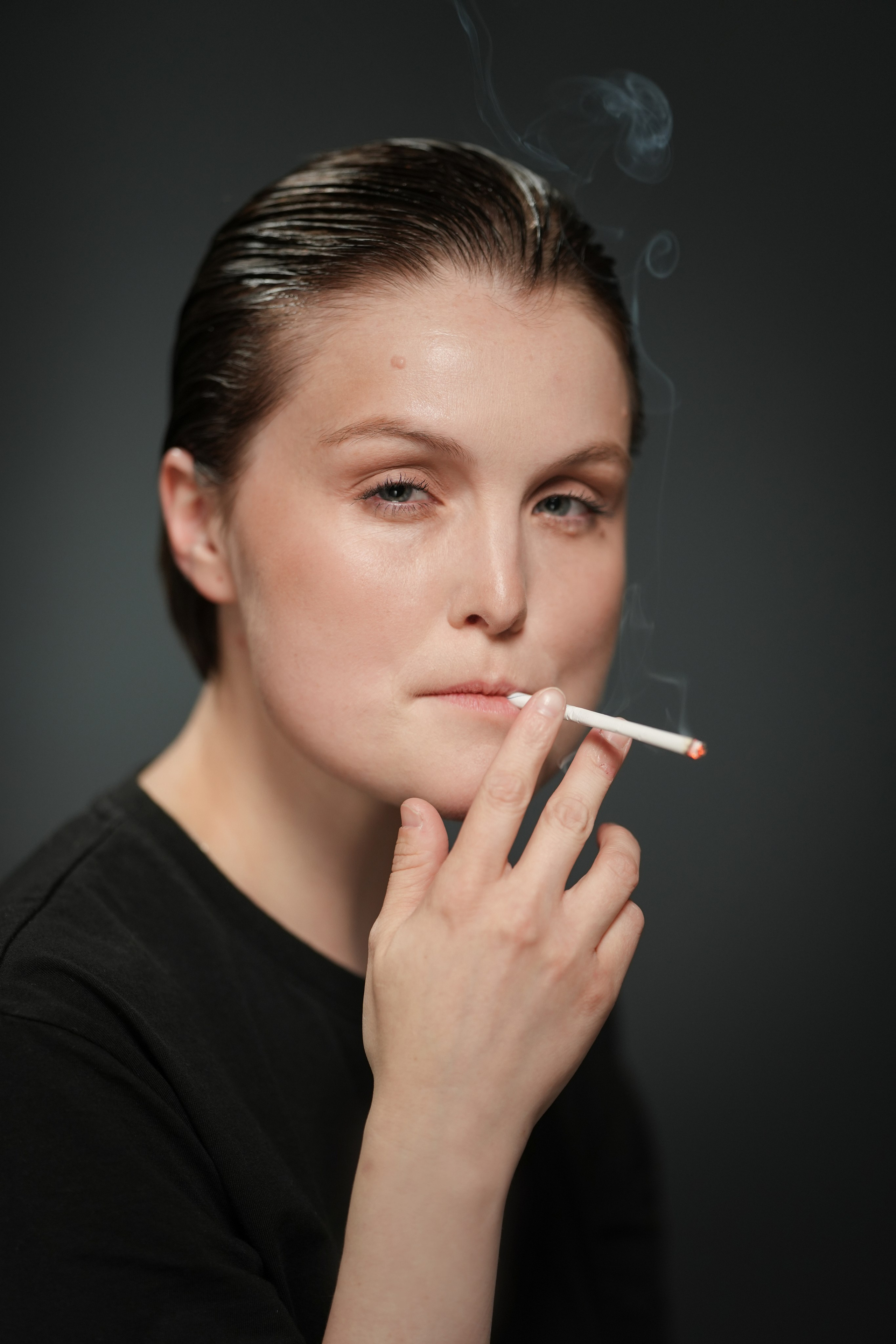 Актриса Настя Кучмистова. Портретная съемка в Москве, студийный фотограф Игорь Фомин